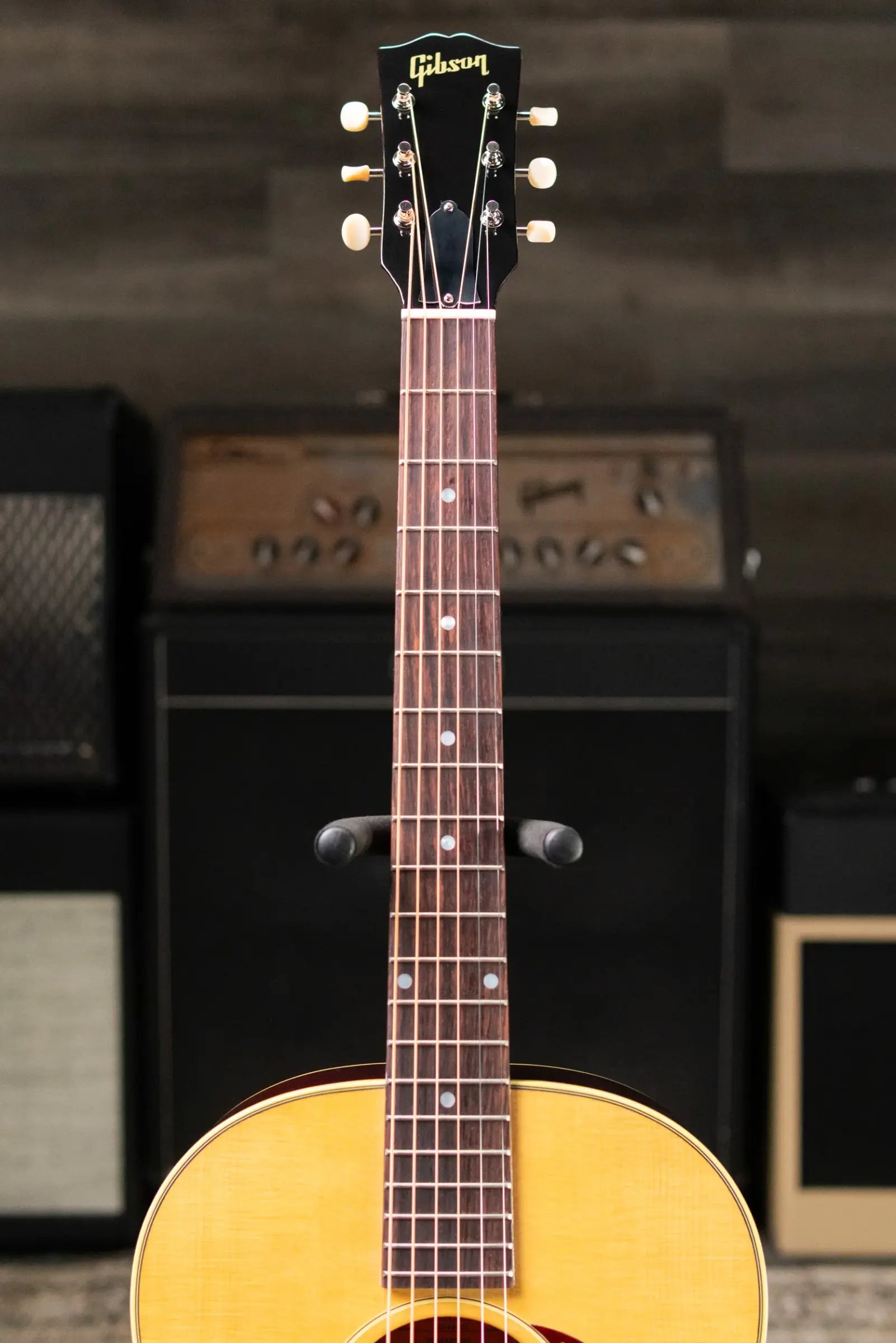 Gibson LG-2 50s Original Acoustic/Electric Guitar - Antique Natural with Hardshell Case