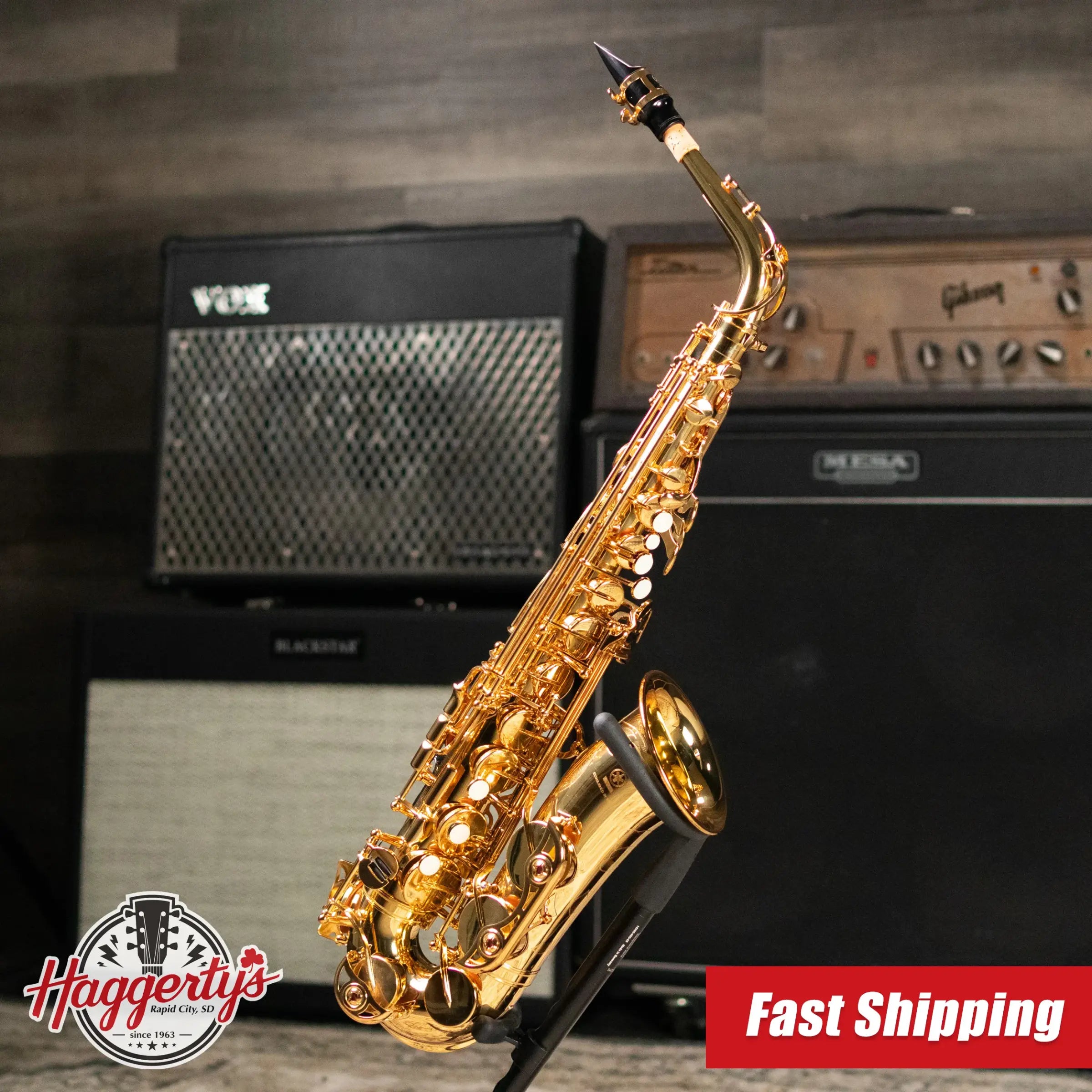 Yamaha YAS-62II Professional Alto Saxophone Gold Lacquer with Case - Used