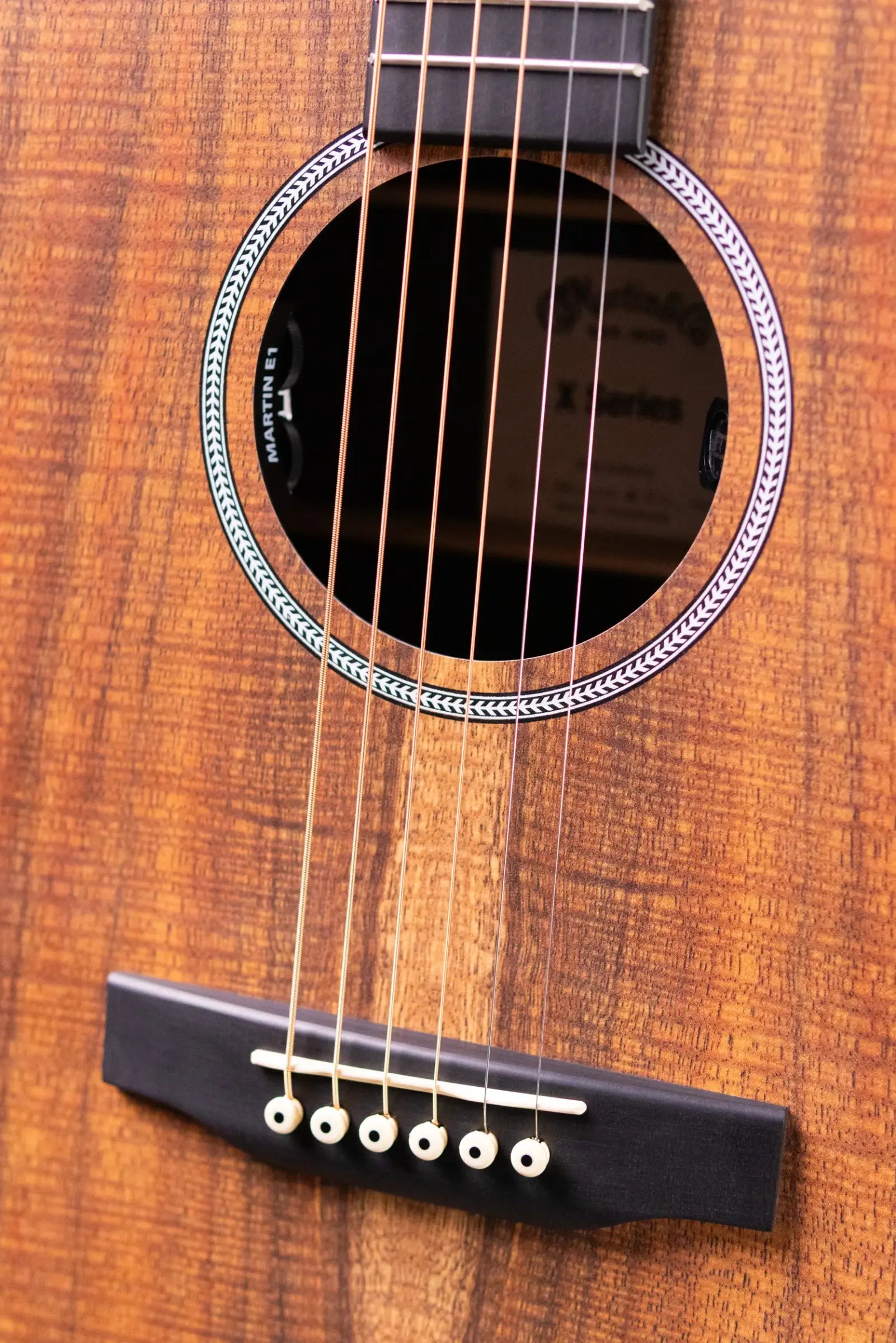 Martin D-X1E Dreadnought Acoustic/Electric Guitar - Koa with Gig Bag