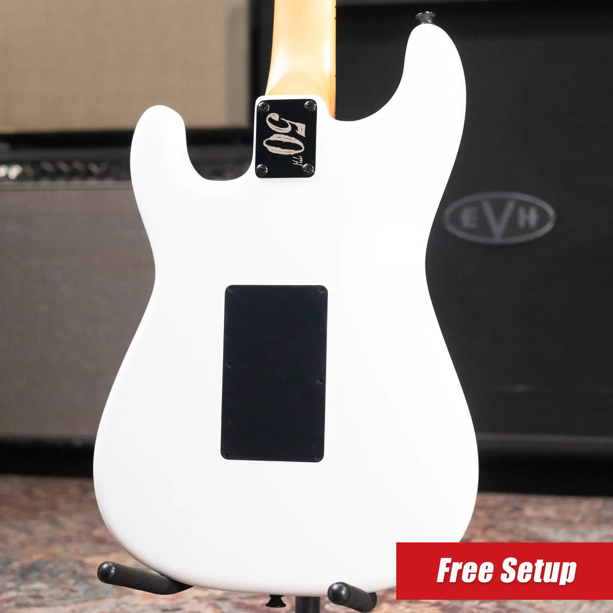 Jackson 50th Anniversary Iron Maiden Adrian Smith SC1 Electric Guitar - Snow White with Gig Bag - Demo