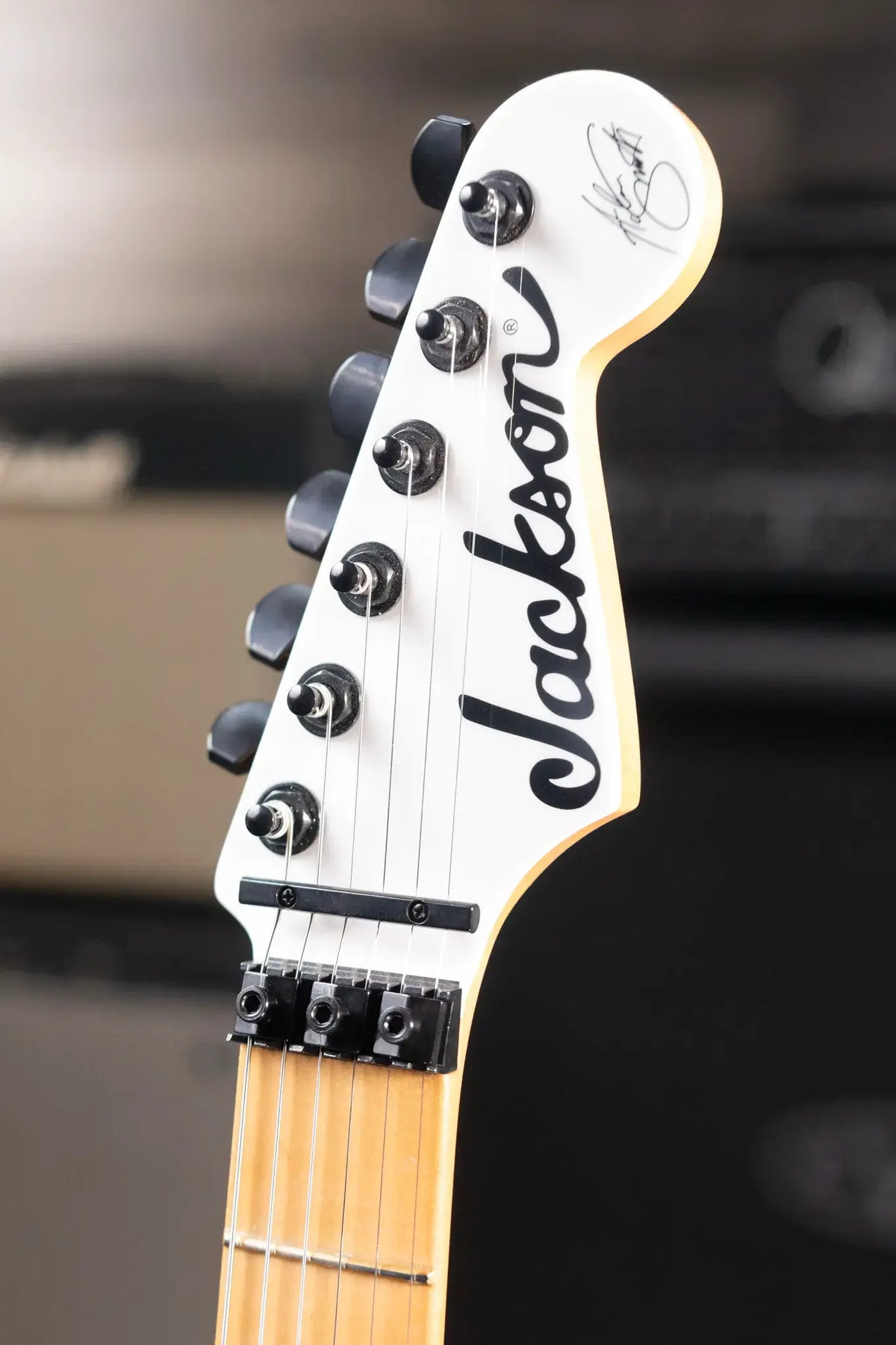 Jackson 50th Anniversary Iron Maiden Adrian Smith SC1 Electric Guitar - Snow White with Gig Bag - Demo
