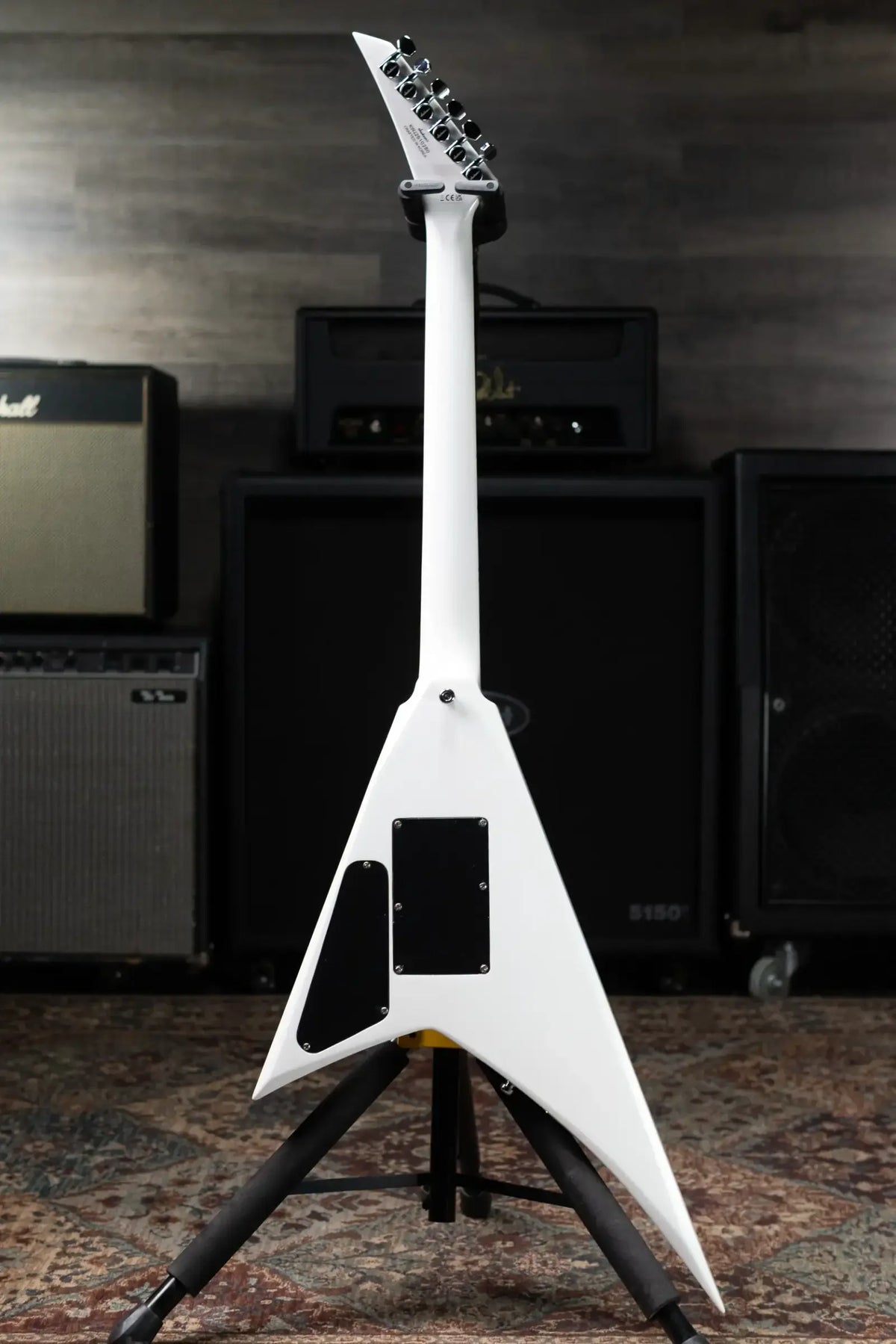 Jackson Legend Series Limited Edition Signature Scott Ian Rhoads RR22 Electric Guitar - Pearl White with Foam Core Case