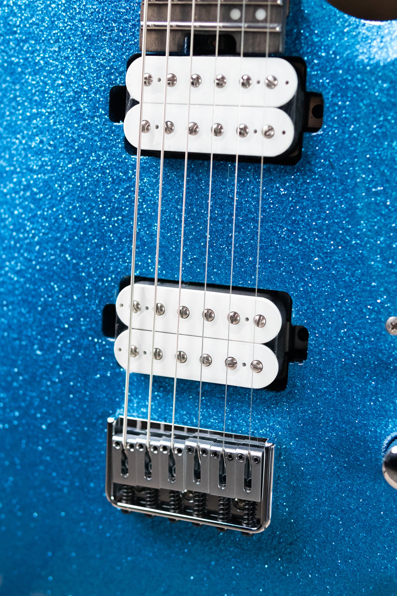 Jackson Pro Plus Misha Mansoor Juggernaut HT6 Electric Guitar - Blue Sparkle