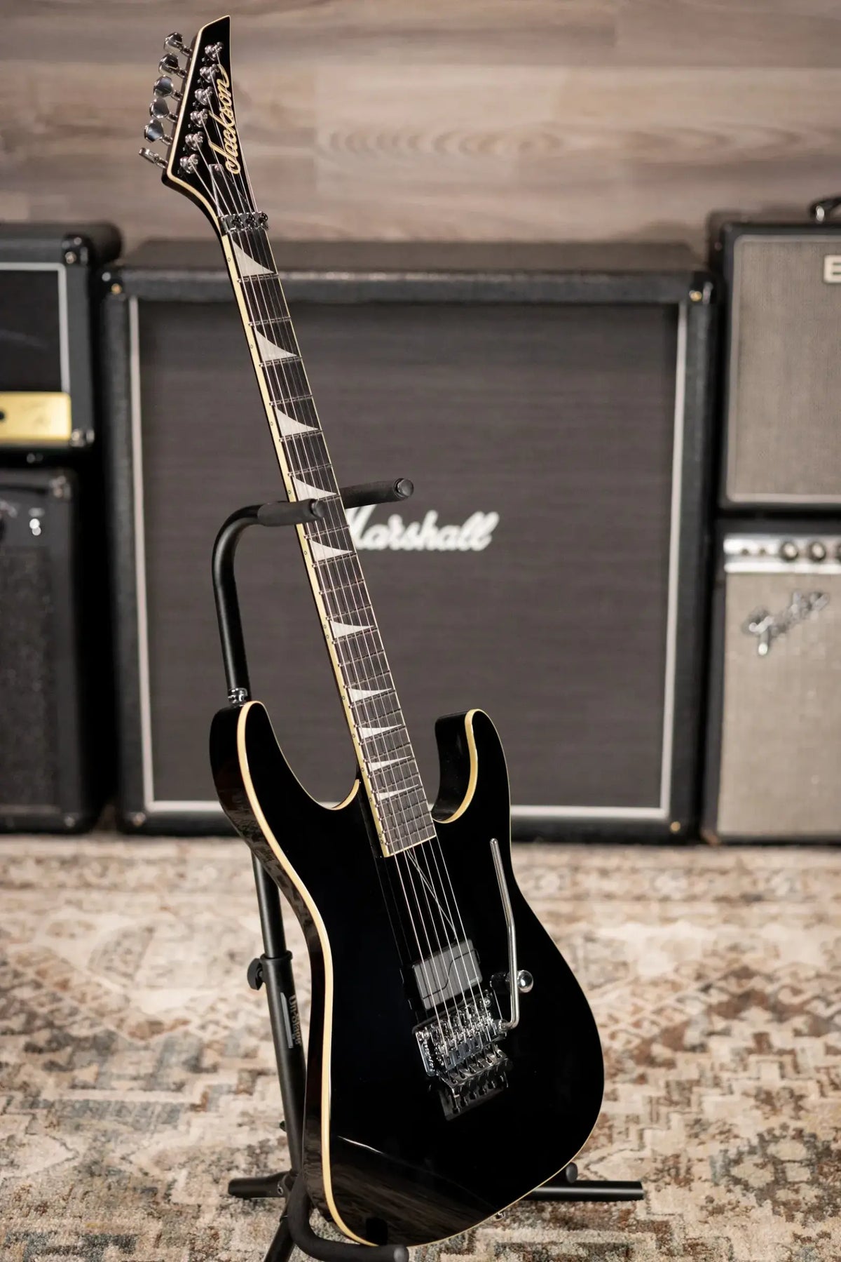 Jackson Pro Plus Pure Metal Limited Edition Soloist SL1A - Gloss Black with Gig Bag