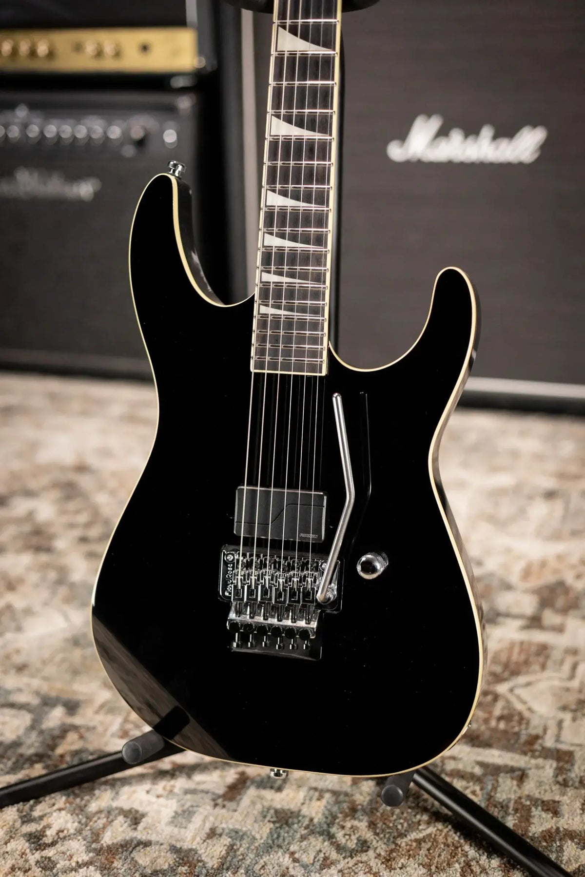 Jackson Pro Plus Pure Metal Limited Edition Soloist SL1A - Gloss Black with Gig Bag