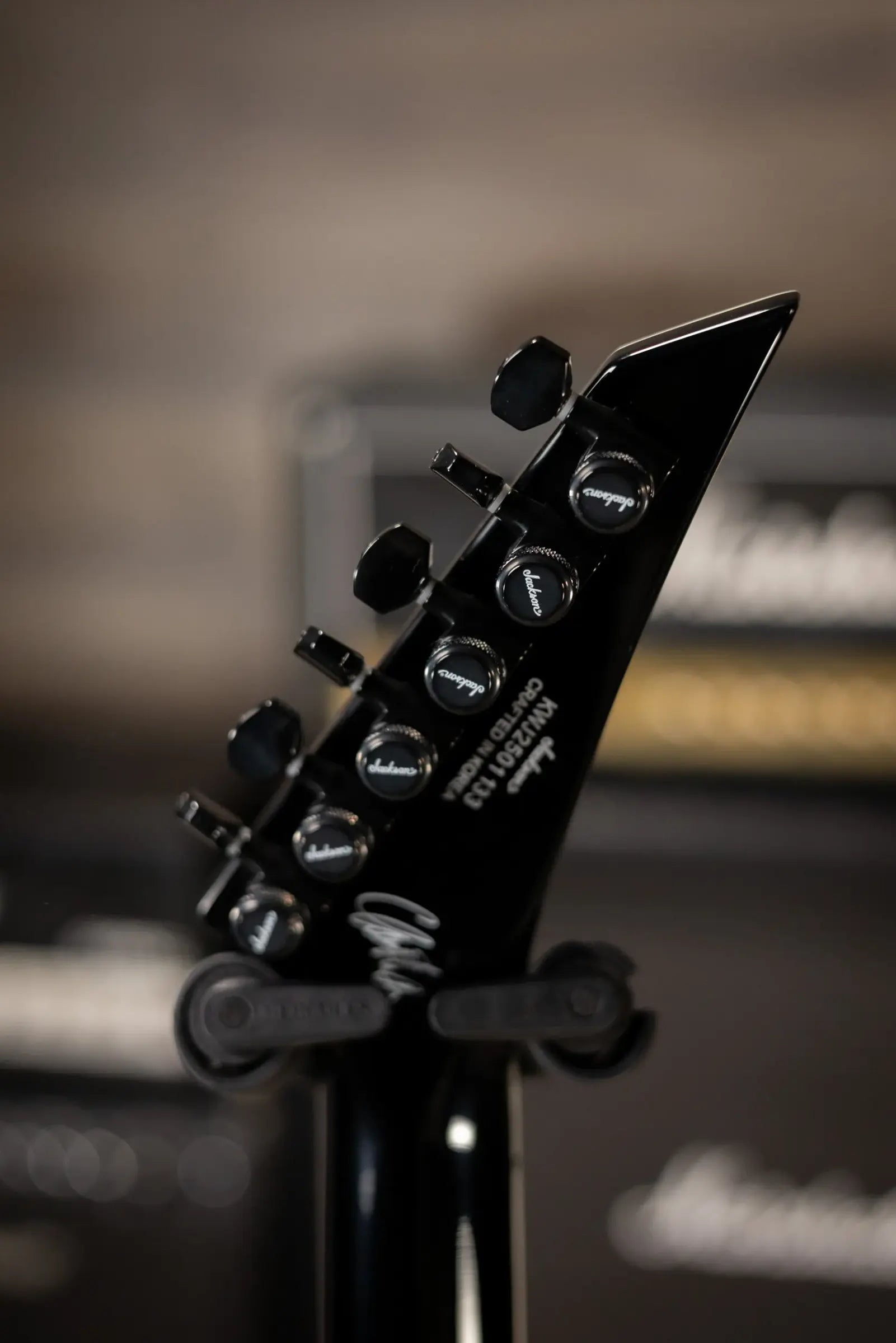 Jackson Pro Plus Series Signature Christian Andreu Rhoads RR24 EVTN6 Electric Guitar - Black with Foam Core Case