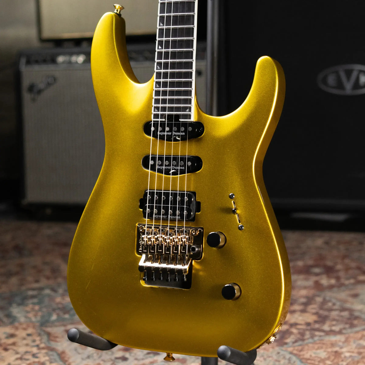Jackson Pro Plus Series Soloist SLA3 Electric Guitar - Gold Bullion with Gig Bag - Used