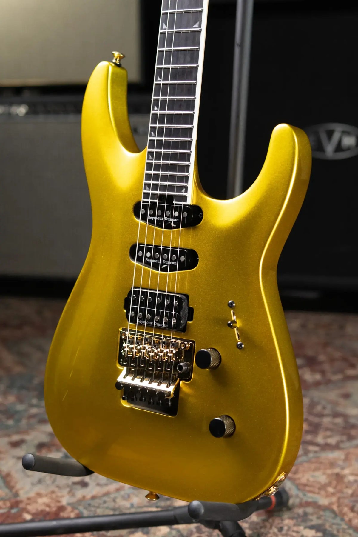 Jackson Pro Plus Series Soloist SLA3 Electric Guitar - Gold Bullion with Gig Bag - Used