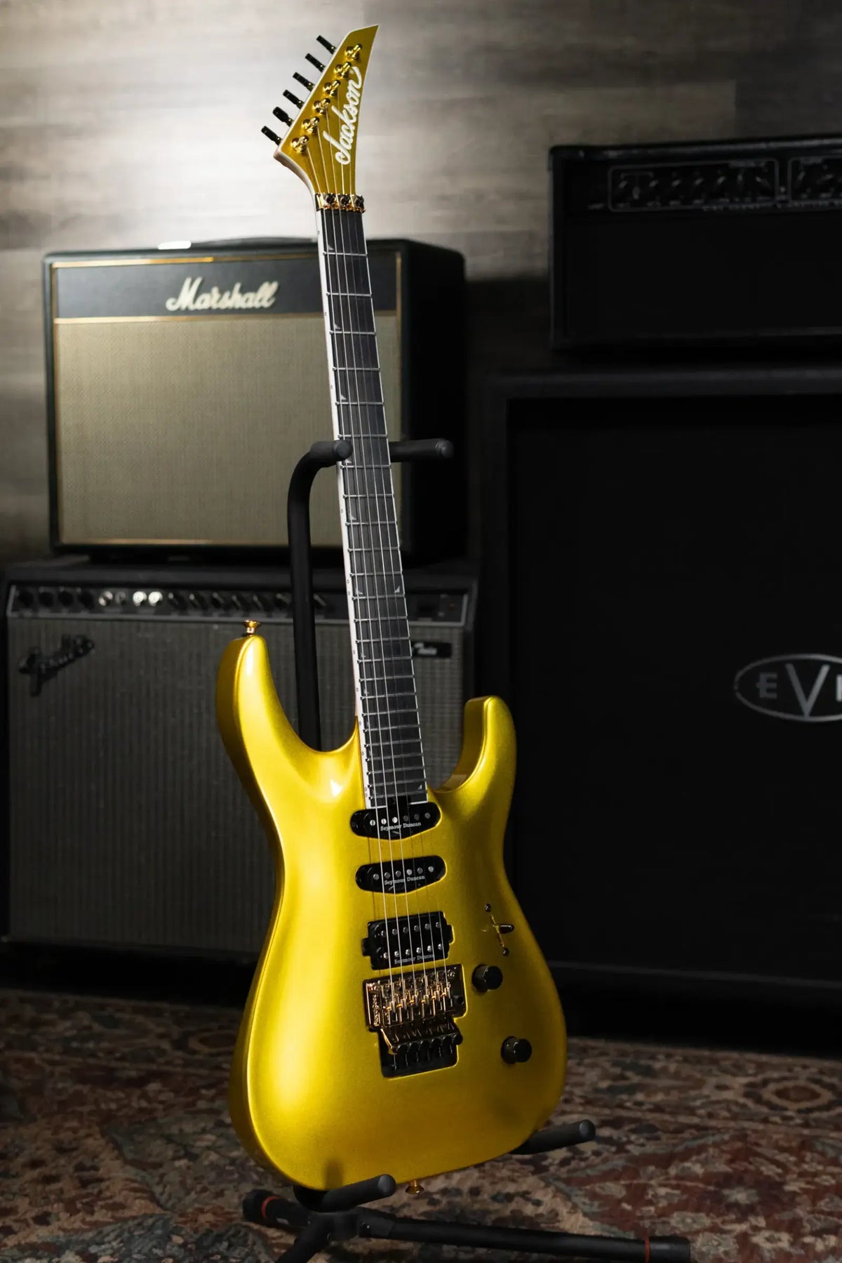 Jackson Pro Plus Series Soloist SLA3 Electric Guitar - Gold Bullion with Gig Bag - Used