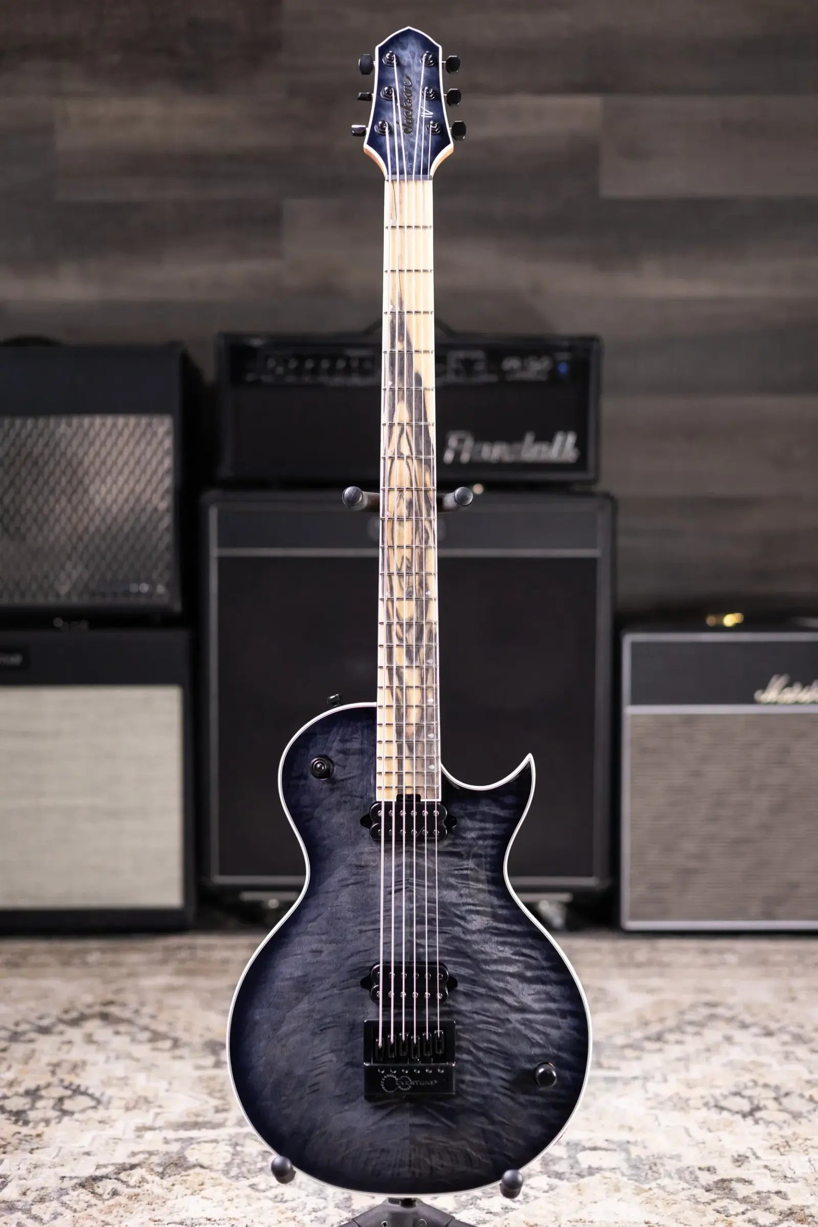 Jackson Pro Plus Sleep Token IV Signature Monarkh SC Electric Guitar - Transparent Black Burst