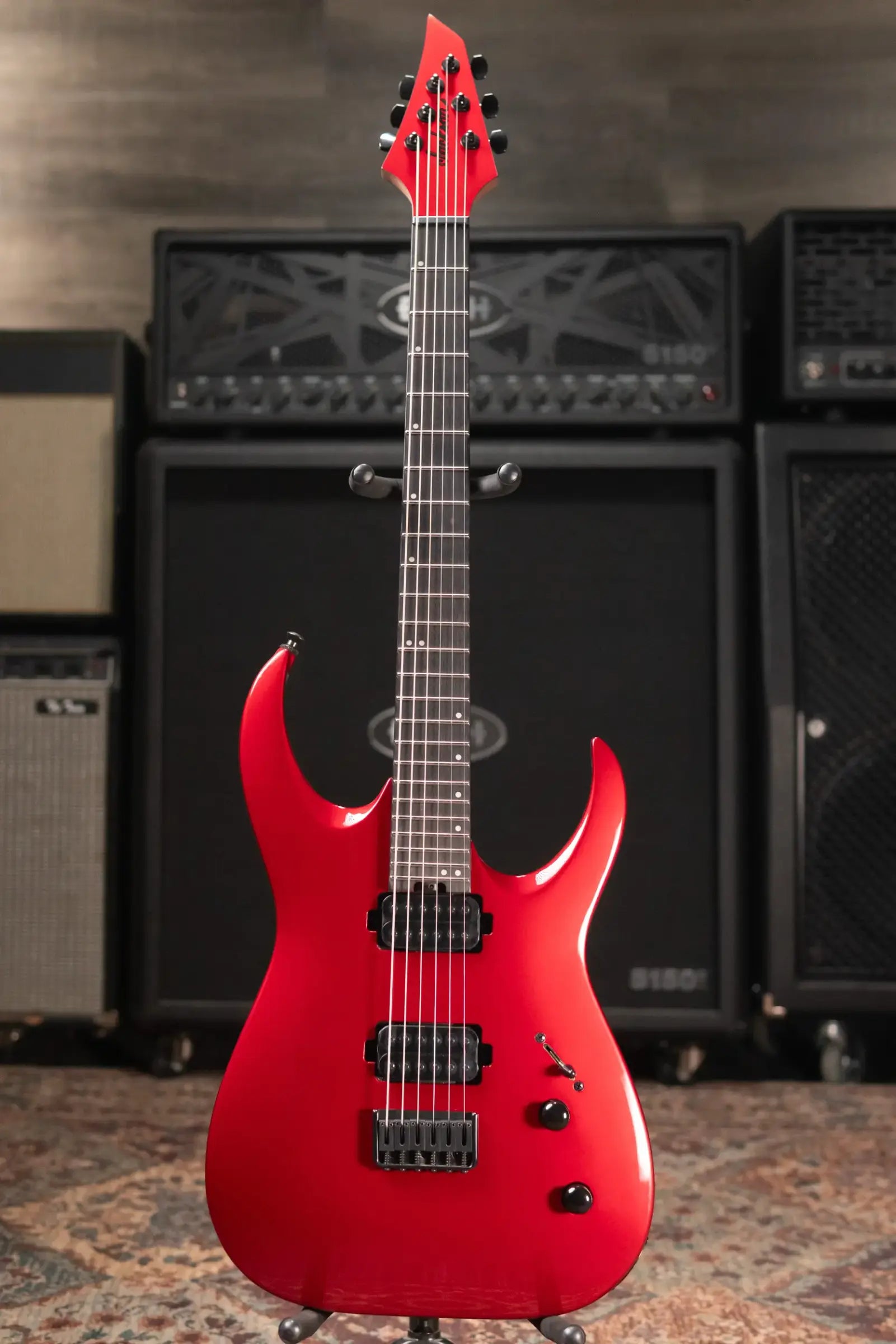 Jackson Pro Series Signature Misha Mansoor Juggernaut HT6 Electric Guitar - Red Crystal with Gig Bag