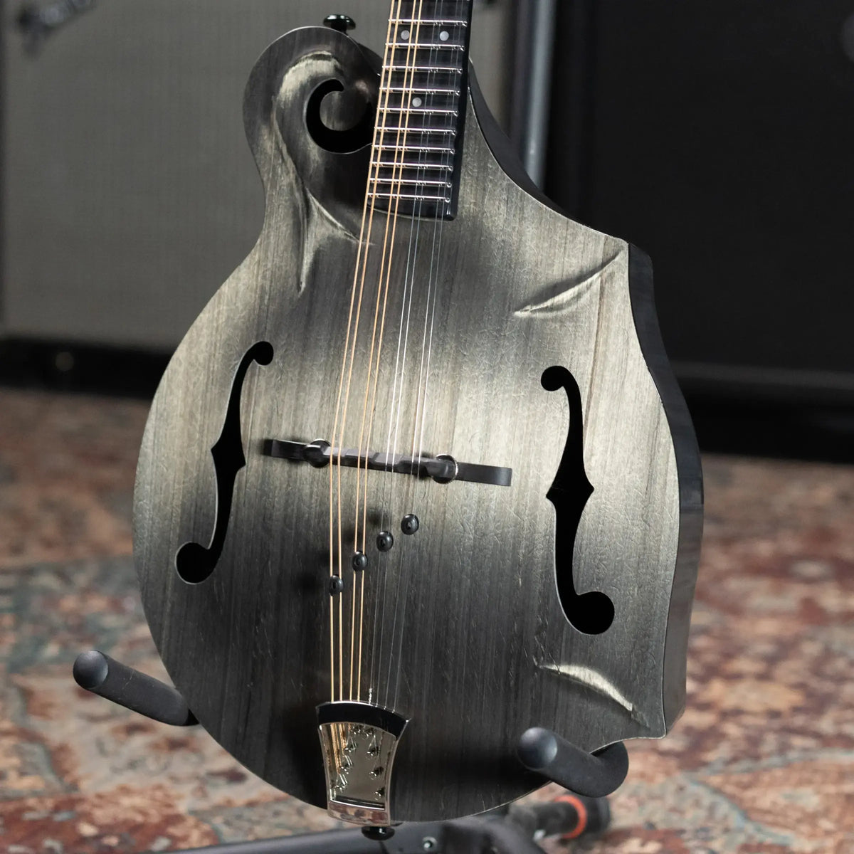 KLOS F-Style Mandolin Acoustic - Carbon Timber with Fiberglass Hardshell Case