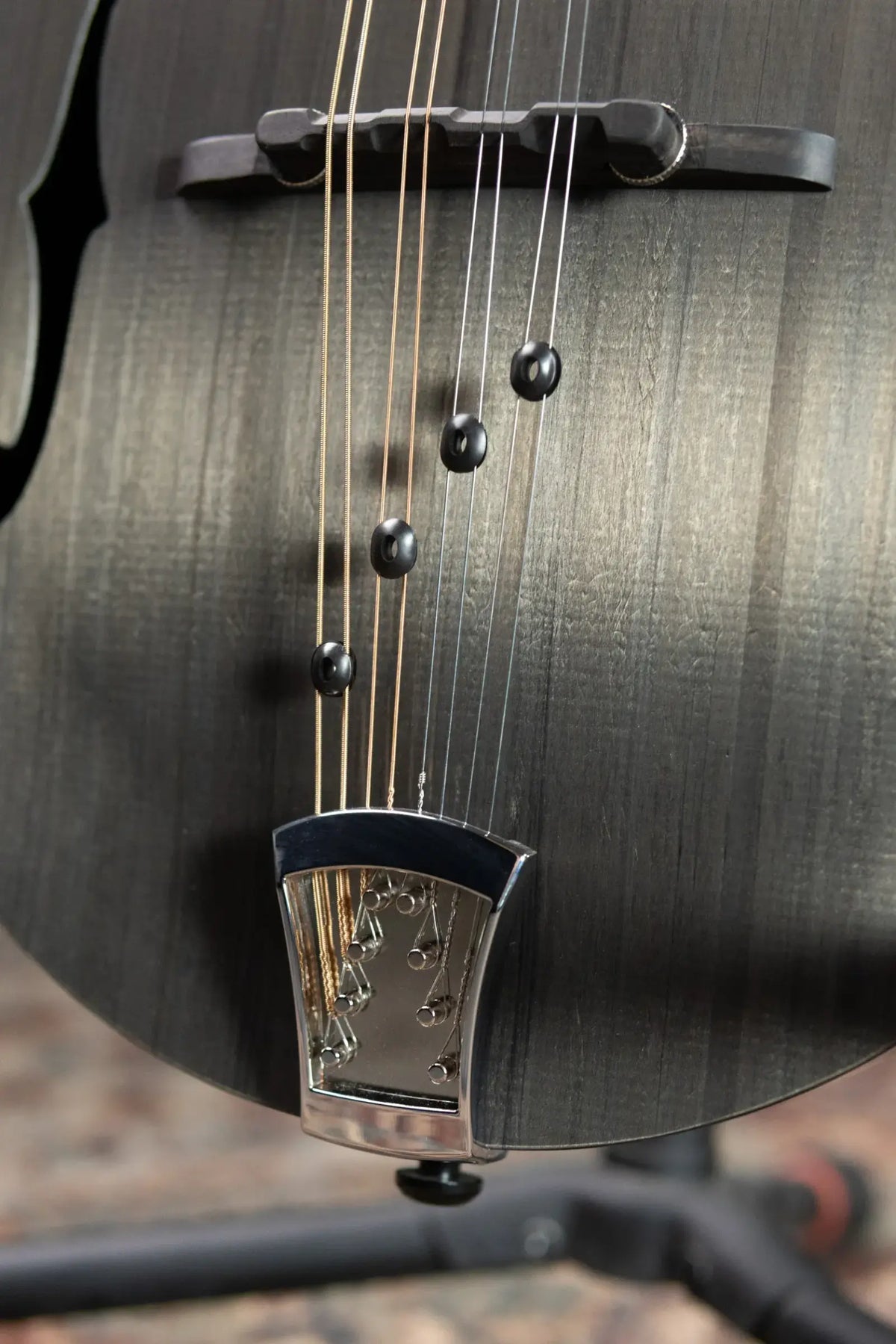 KLOS F-Style Mandolin Acoustic - Carbon Timber with Fiberglass Hardshell Case