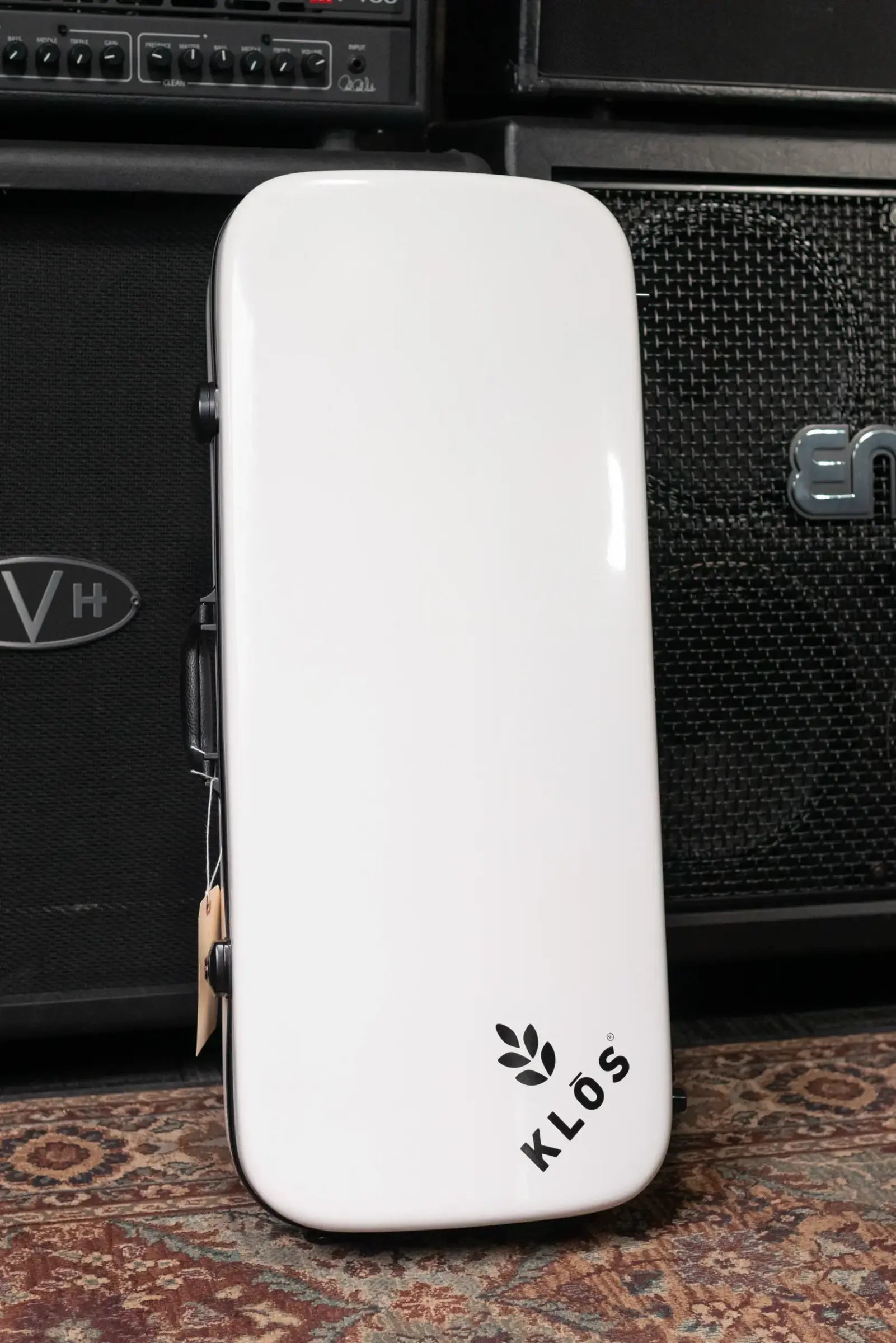 PRE-ORDER KLOS Full Carbon F-Style Mandolin KLOS EQ Acoustic/Electric with Fiberglass Hardshell Case