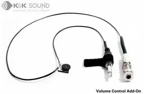 K&K Pure Pickup with Passive Volume Control for Steel-String Guitar