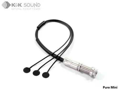 K&K Pure Pickup with Passive Volume Control for Steel-String Guitar
