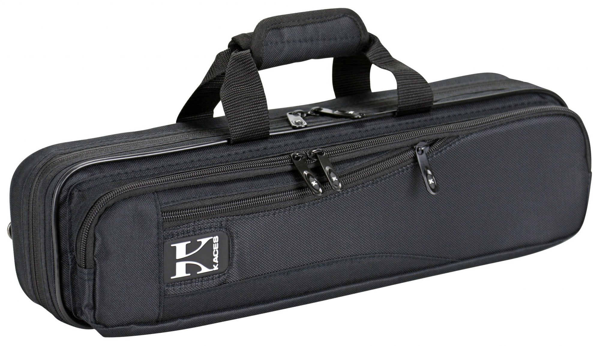 Kaces KBOFLBK Lightweight Hardshell Flute Case - Black