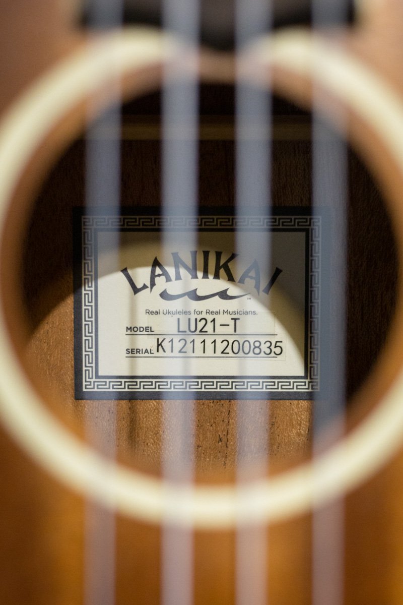 Lanika LU Series Okoume Ukulele tenor haggertys 12