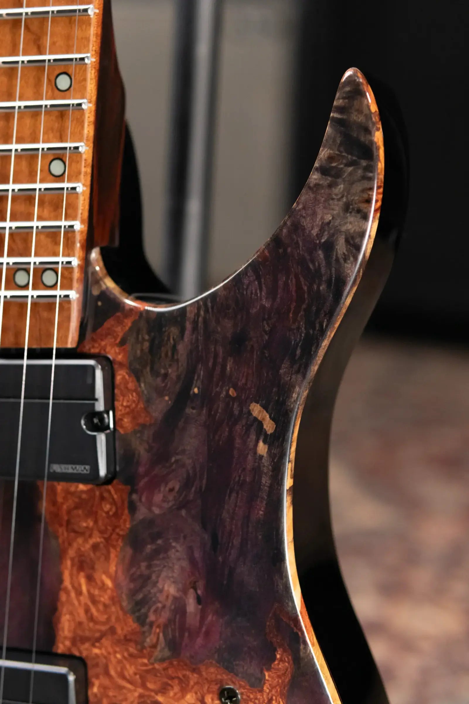 Legator GX8F-MG 8-String Multi-Scale Headless Electric Guitar - Magma with Gig Bag