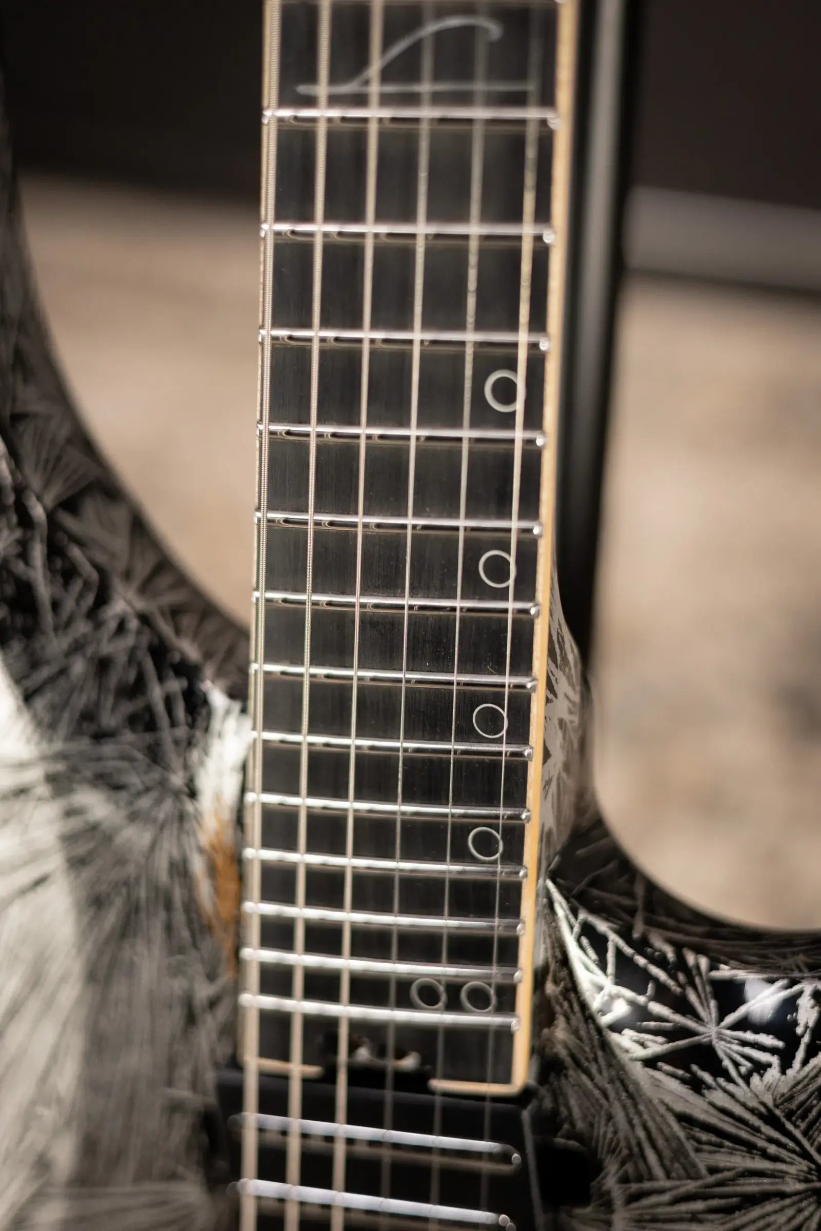 Legator R6F Revenant Bolt-On Multi-scale Electric Guitar - Gloss Black Ice