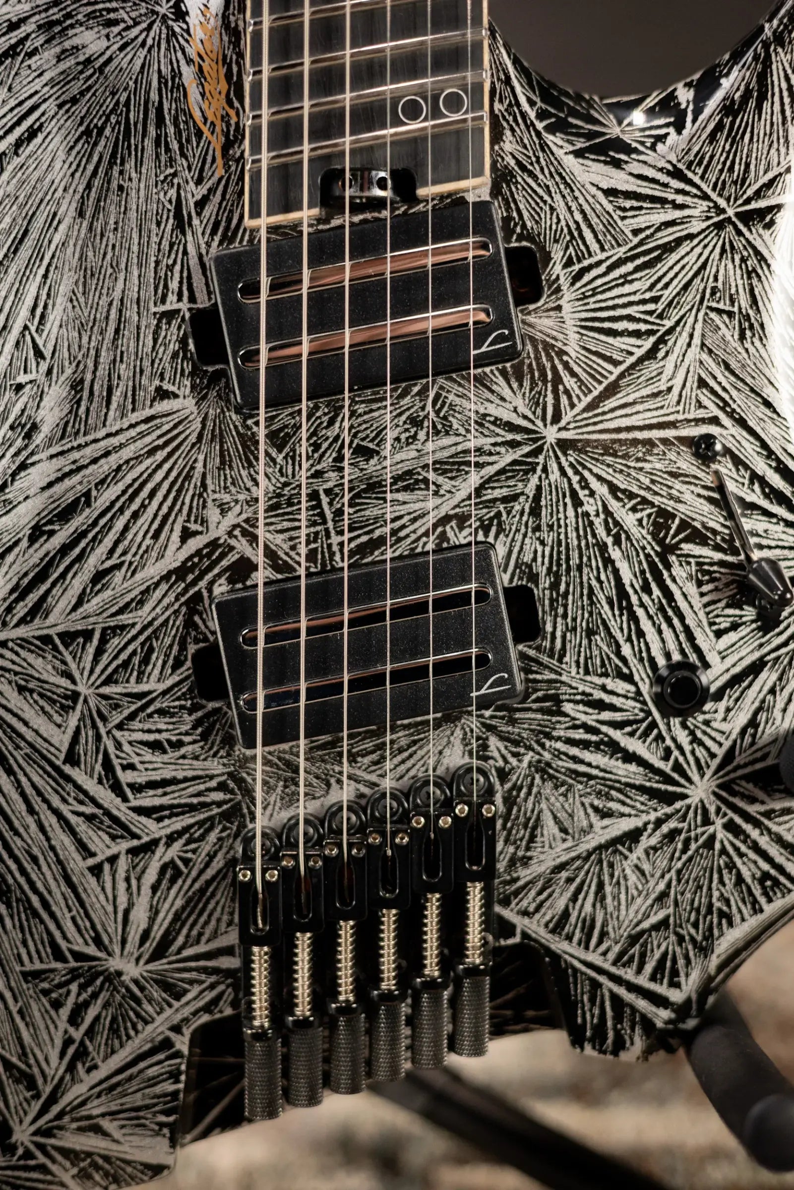 Legator R6F Revenant Bolt-On Multi-scale Electric Guitar - Gloss Black Ice