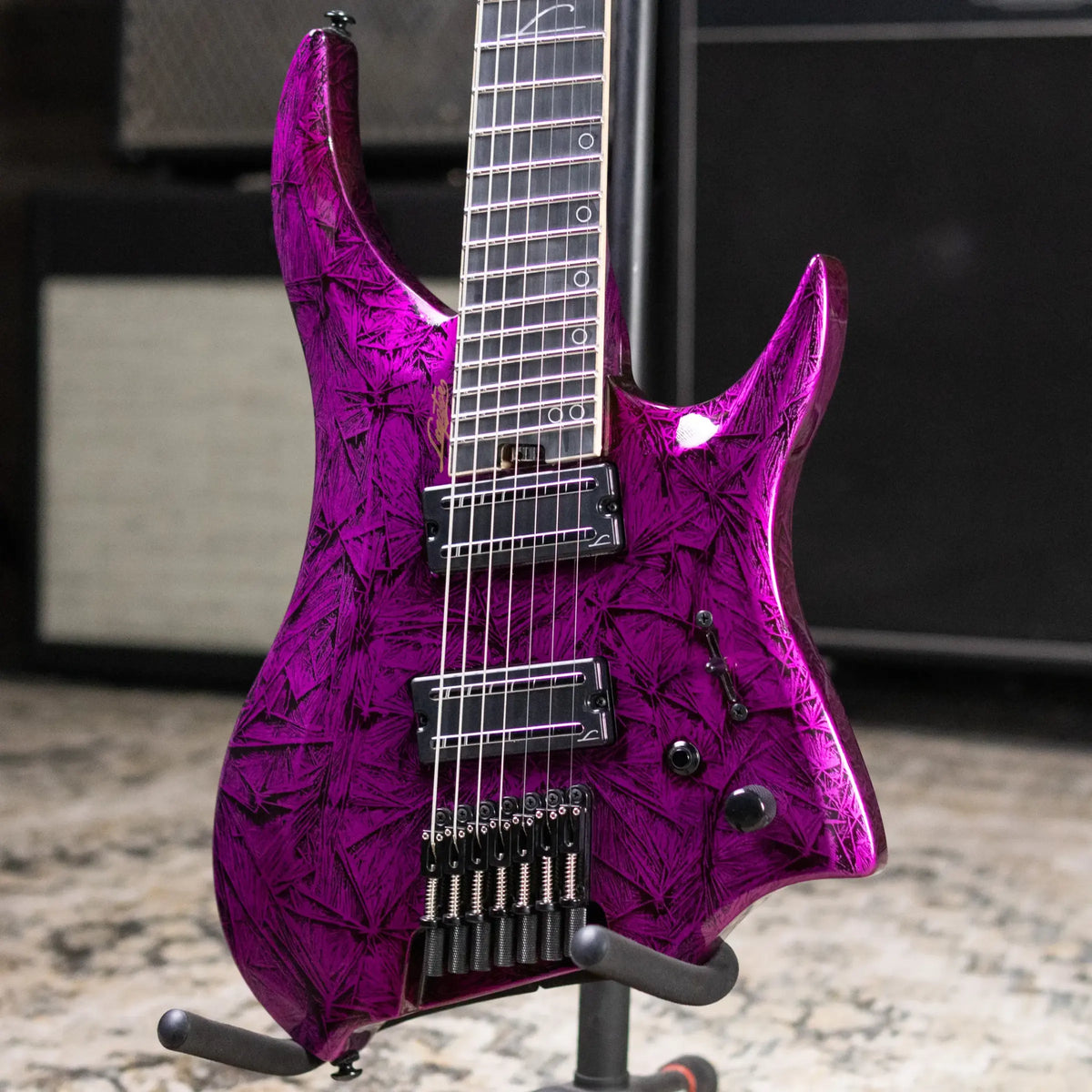 Legator R7F Revenant Bolt-On 7-String Multi-Scale Electric Guitar - Gloss Purple Rain