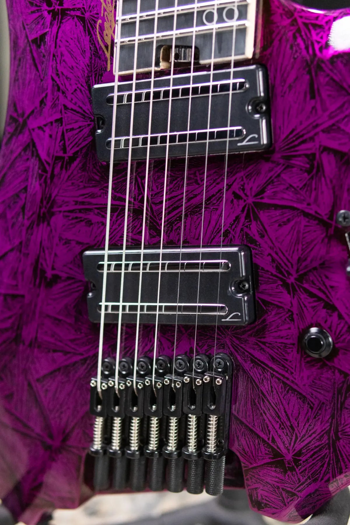 Legator R7F Revenant Bolt-On 7-String Multi-Scale Electric Guitar - Gloss Purple Rain