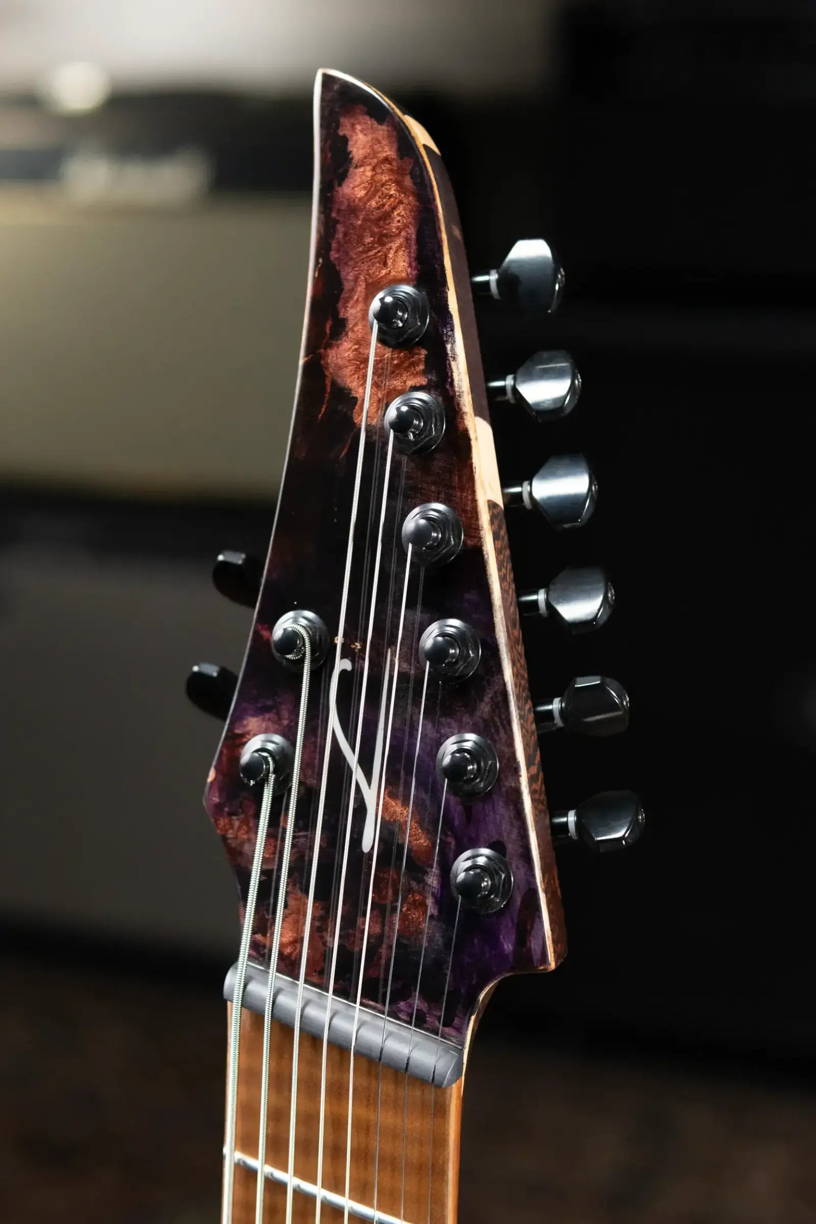 Legator X8F-MG 8-String Multi-Scale Electric Guitar - Magma with Gig Bag