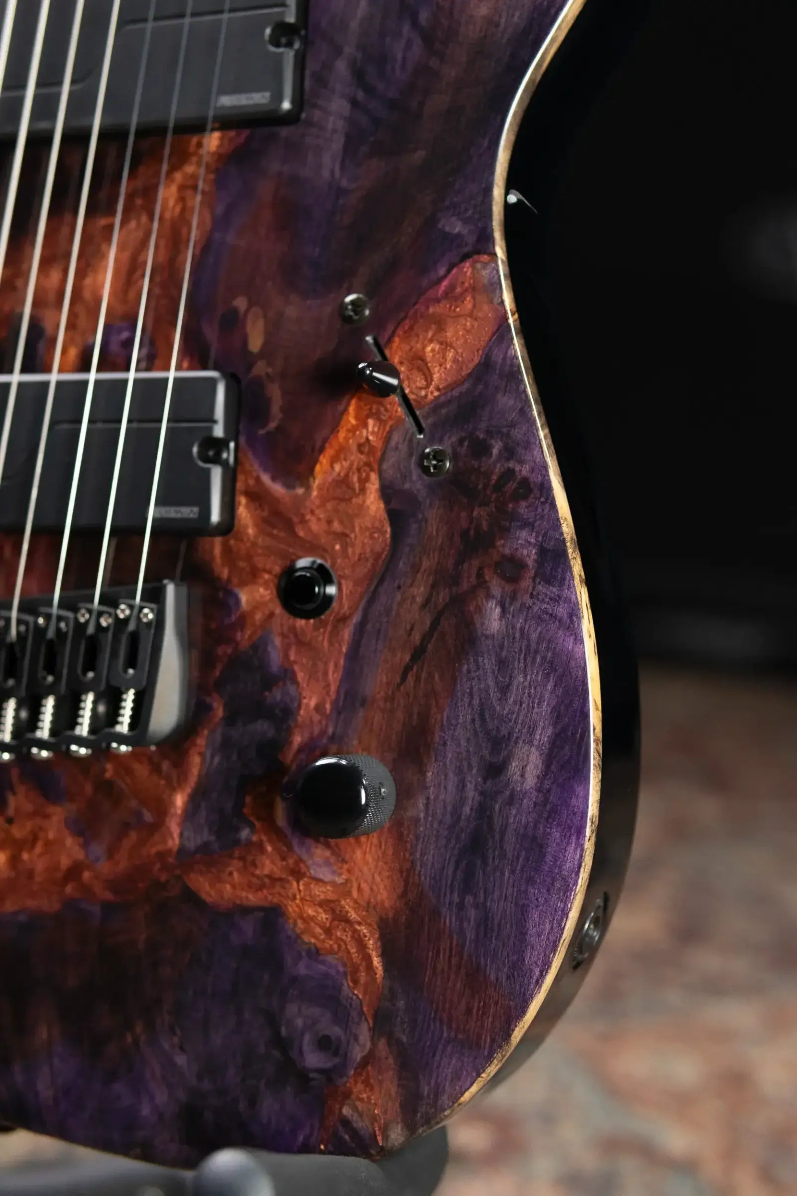 Legator X8F-MG 8-String Multi-Scale Electric Guitar - Magma with Gig Bag