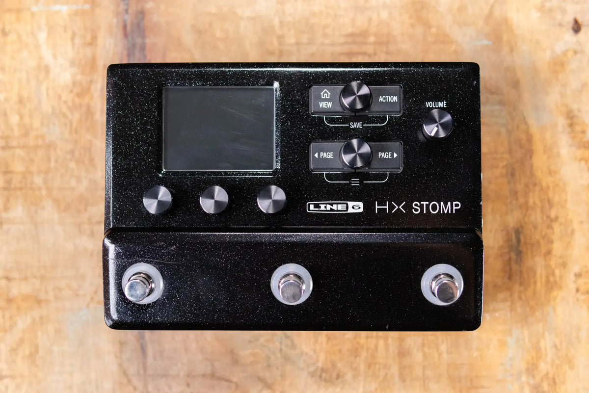 Line 6 HX Stomp Guitar Multi-effects Floor Processor - Black - Used