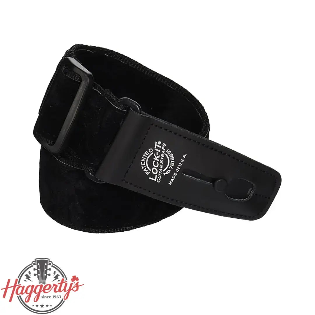 Lock-It 2" Crushed Velvet Strap - Black