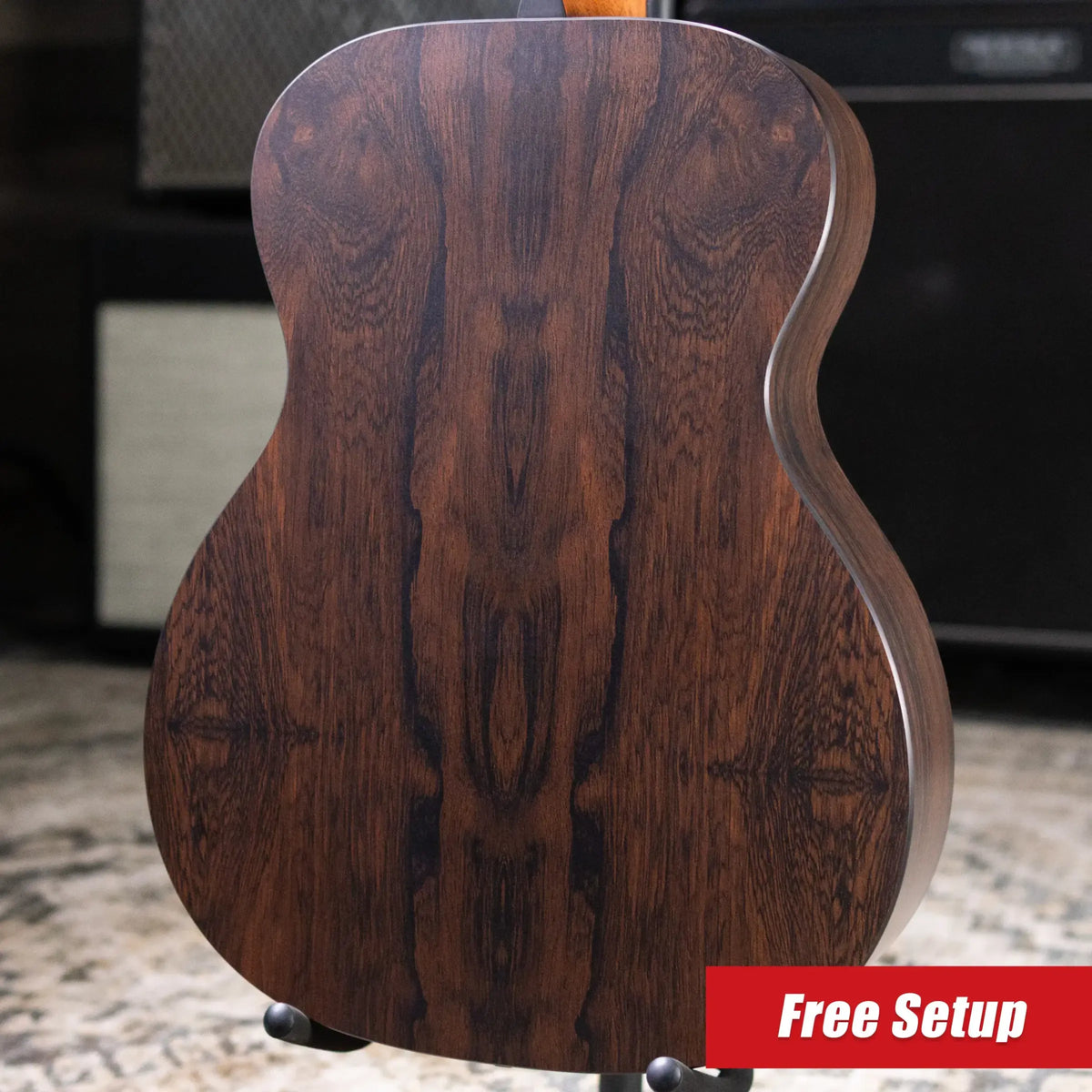 Martin 000-X2E Brazilian Special Acoustic/Electric Guitar - Burst with Gig Bag