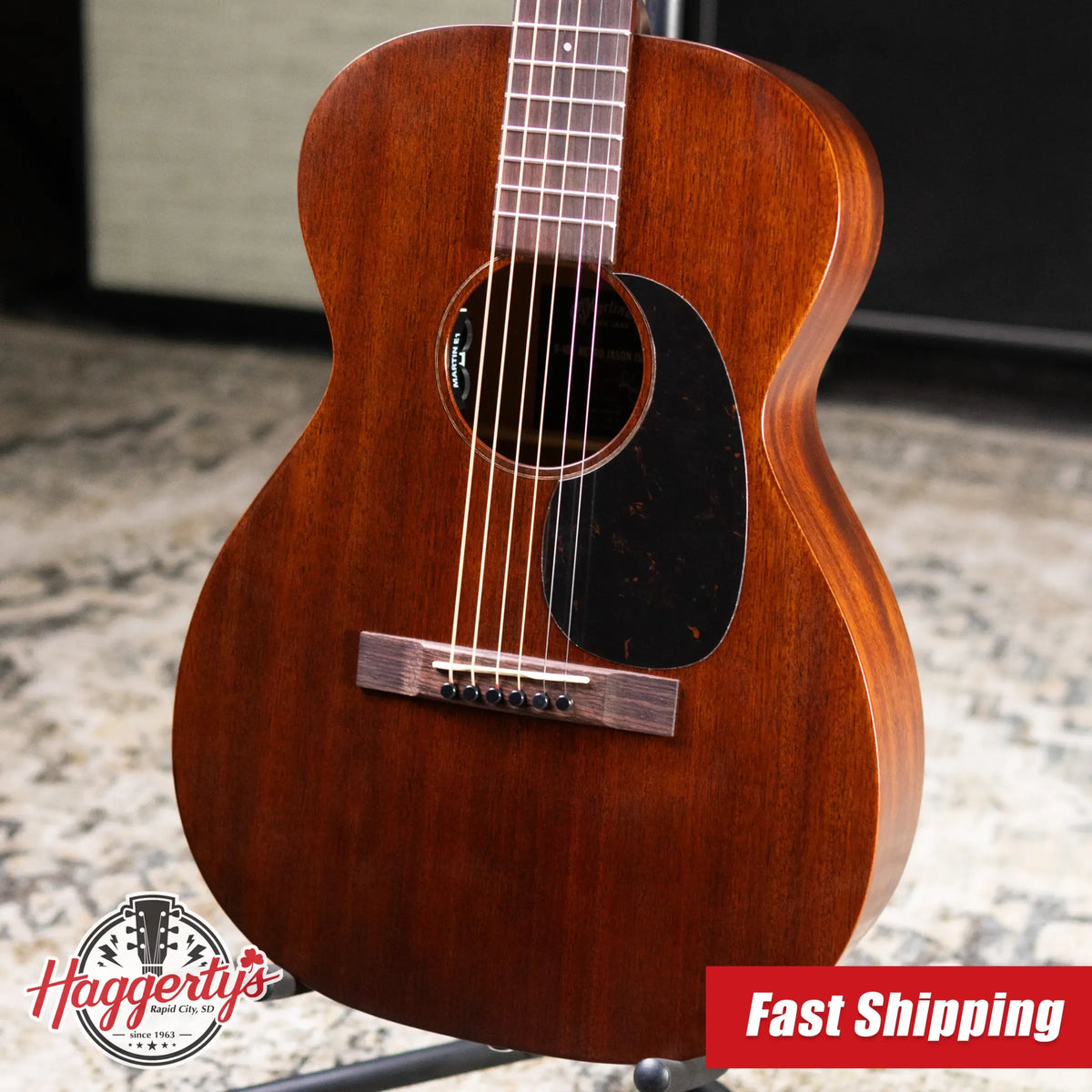 Martin 0-10E Retro Jason Isbell Acoustic/Electric Guitar - Dark Mahogany with Gig Bag - Demo
