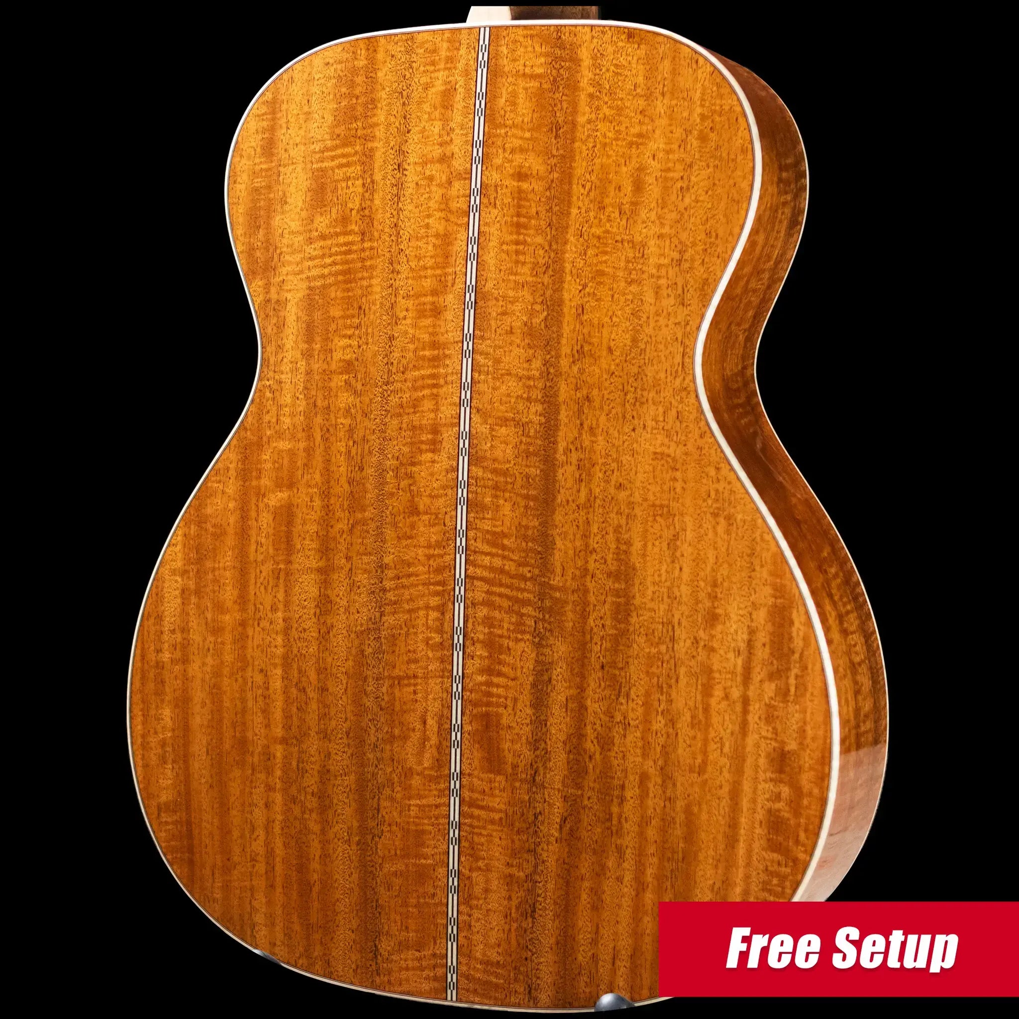Martin Custom Shop Style 28 000-14F Acoustic Guitar - Flamed Mahogany/Western Red Cedar with Hardshell Case