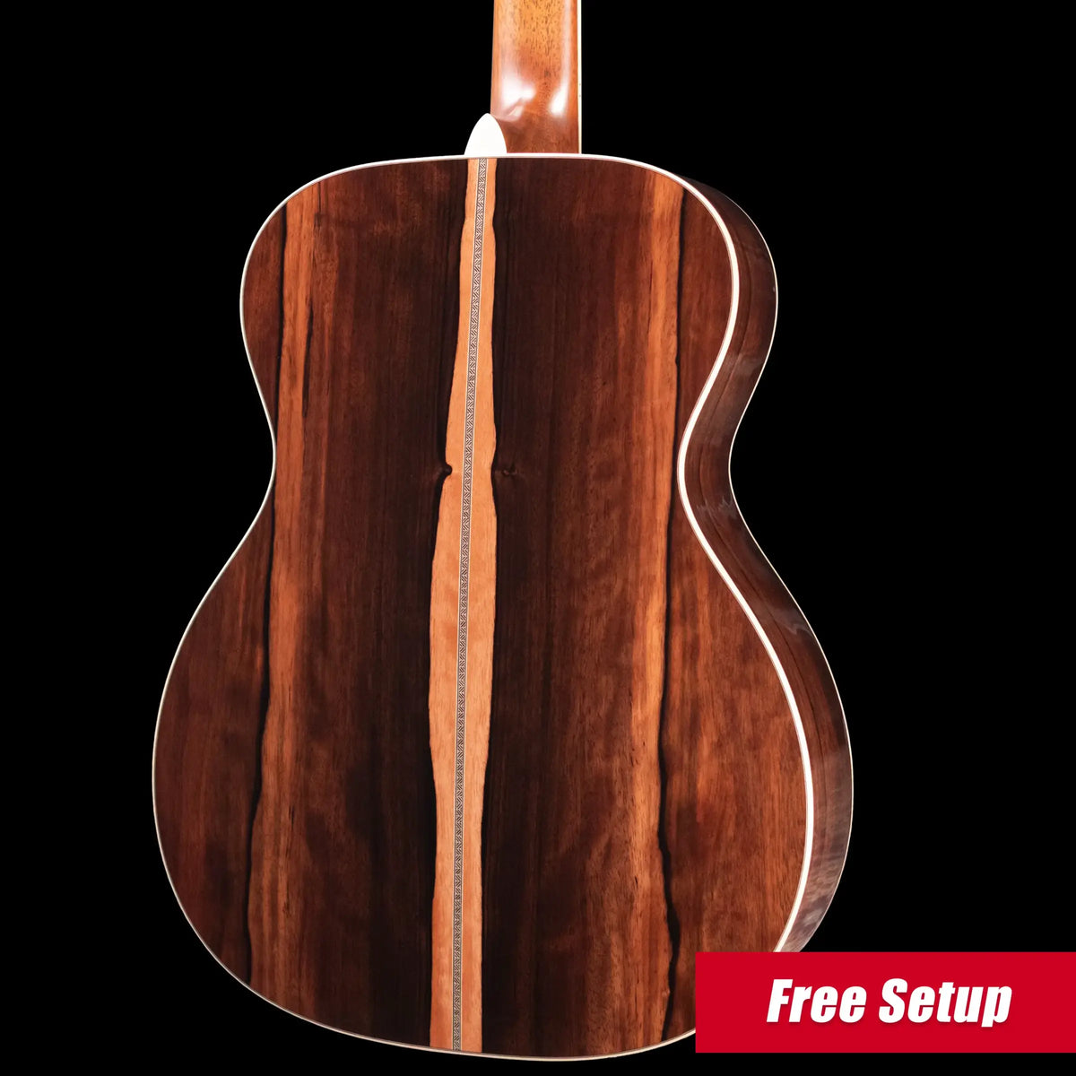 Martin Custom Shop 000 Acoustic Guitar - Macassar Ebony with Hardshell Case