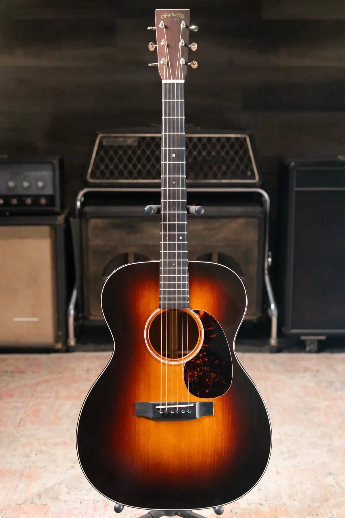 Martin Custom 000-18 Golden Era 1937 Acoustic Guitar - Quilted Mahogany/Adirondack Spruce, 1935 Sunburst with Hardshell Case - Used