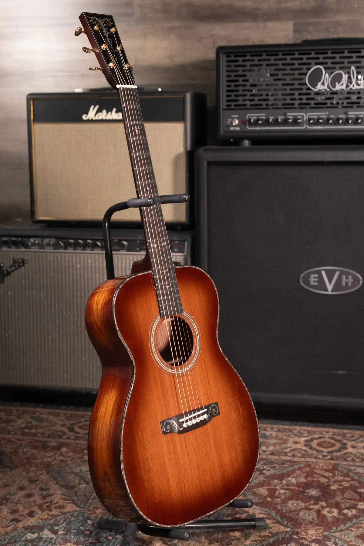 Martin Custom Shop Style 45 00-14F Acoustic Guitar - Sinker Redwood/Honduran Rosewood with Hardshell Case