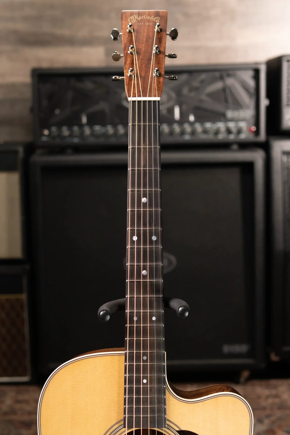 Martin Custom Shop Dreadnought Acoustic Guitar - Extra Figured Koa with Hardshell Case