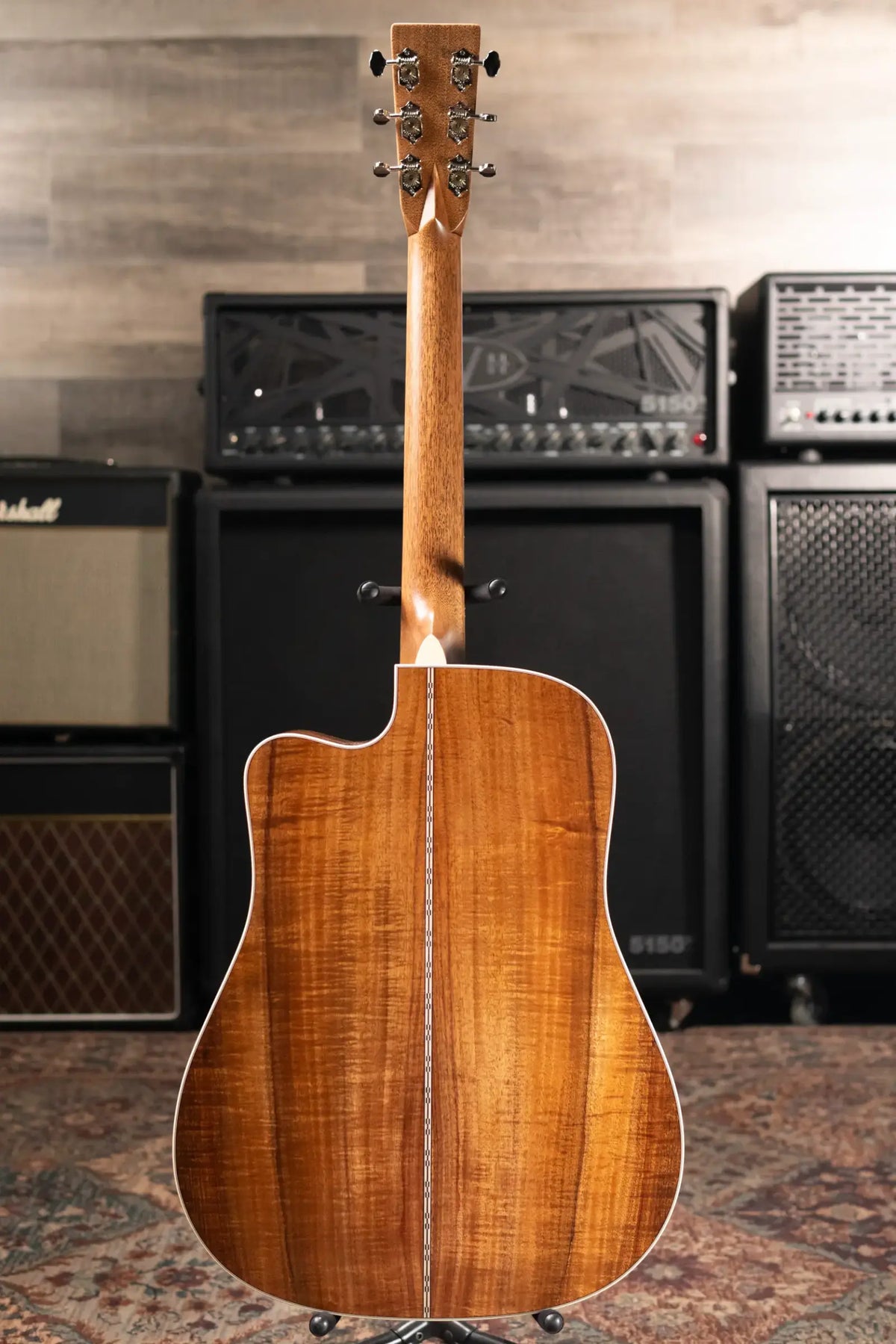 Martin Custom Shop Dreadnought Acoustic Guitar - Extra Figured Koa with Hardshell Case