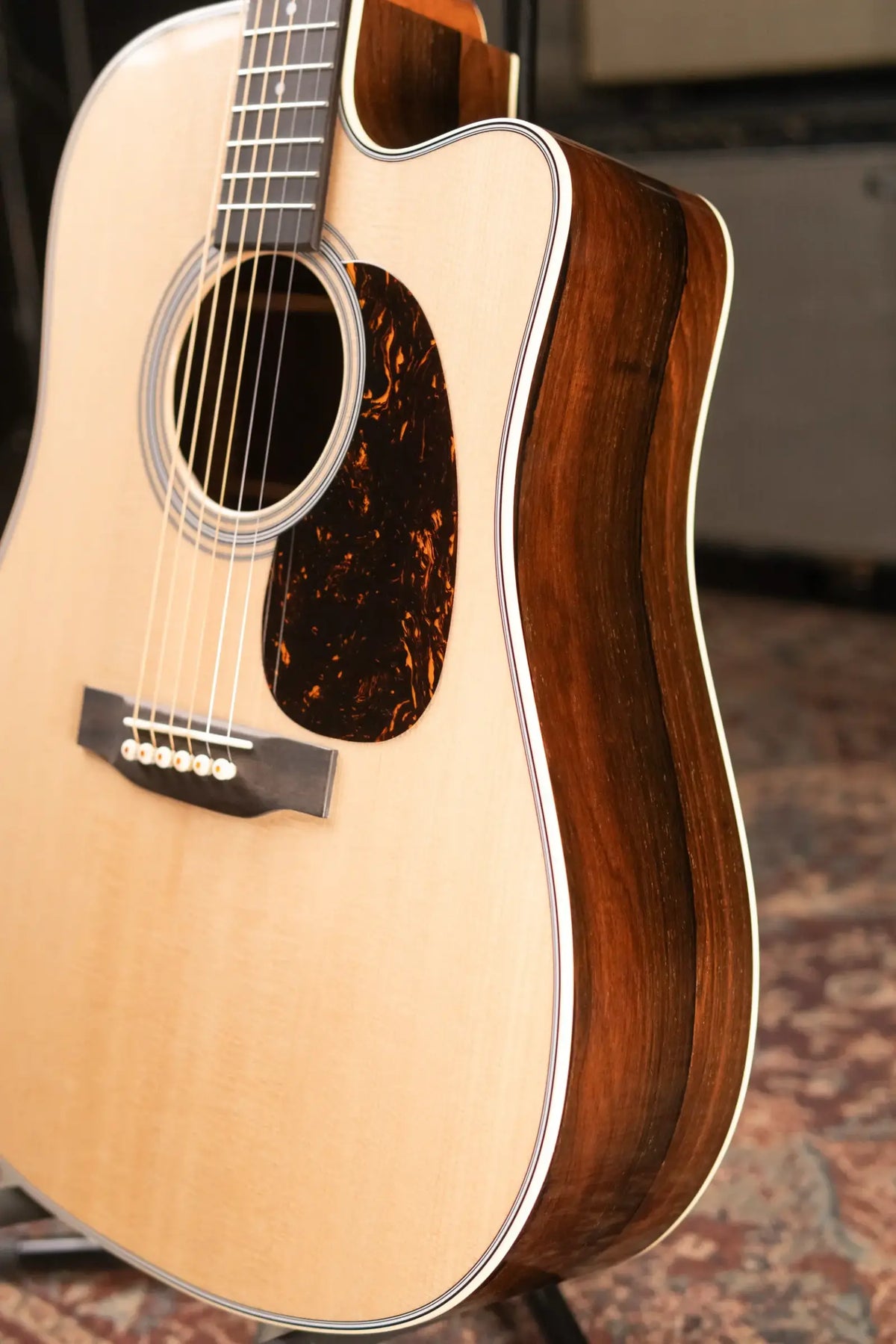 Martin Custom Shop Dreadnought Acoustic Guitar - Ziricote with Hardshell Case