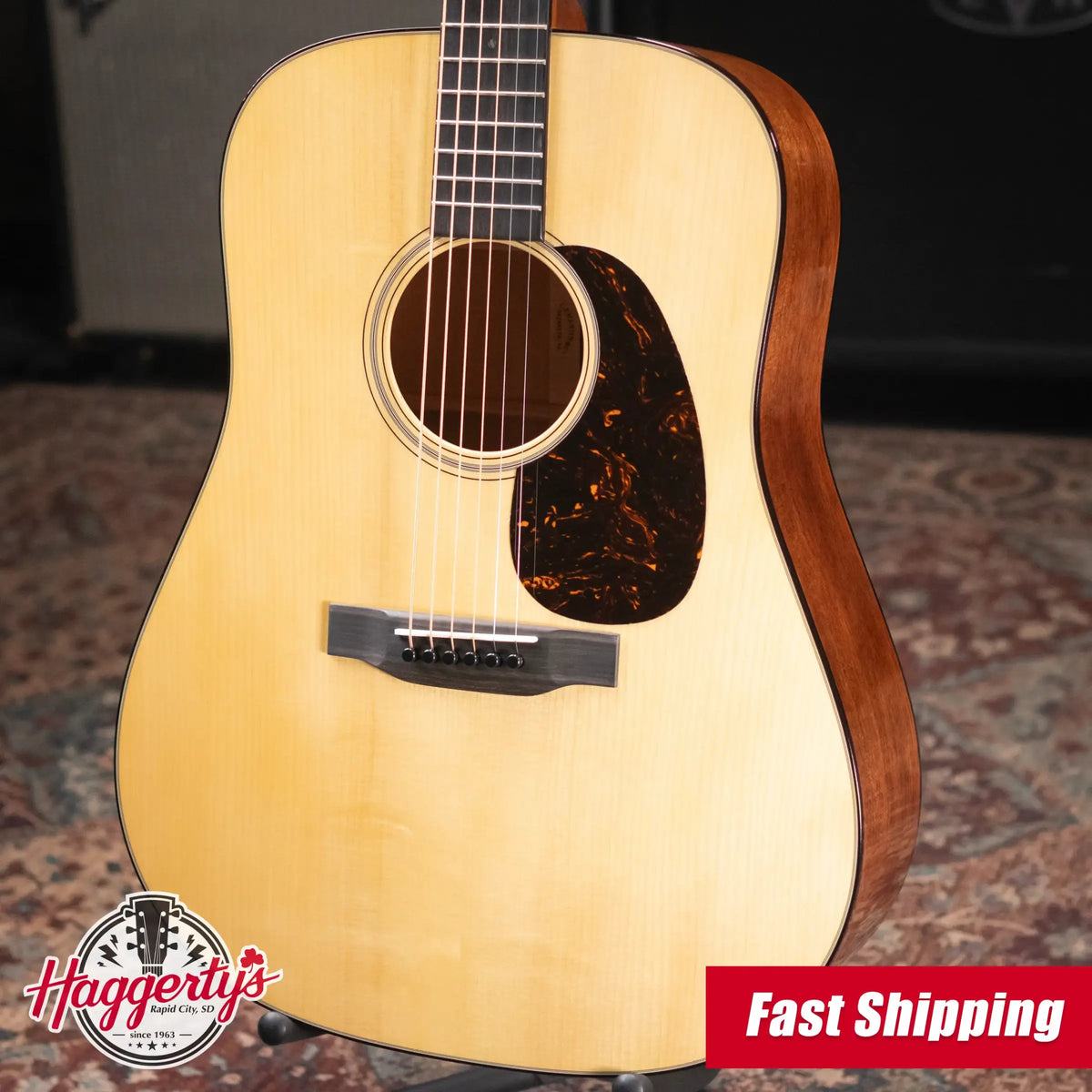 Martin Custom Shop D-18 Dreadnought Mahogany/Adirondack Spruce Acoustic Guitar with Hardshell Case