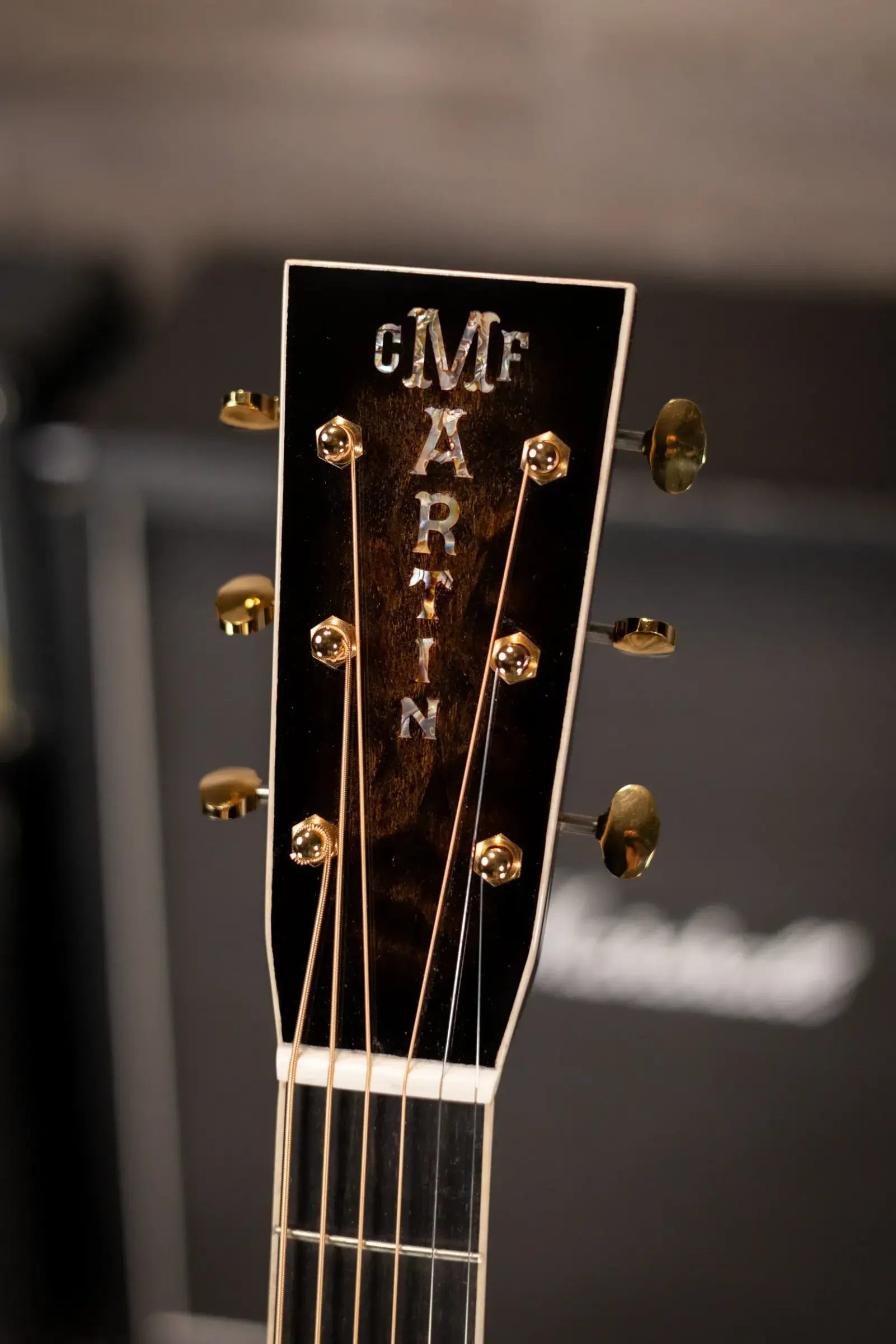 Martin Custom Shop M Acoustic/Electric Guitar - Paisley Ember Burst with Hardshell Case