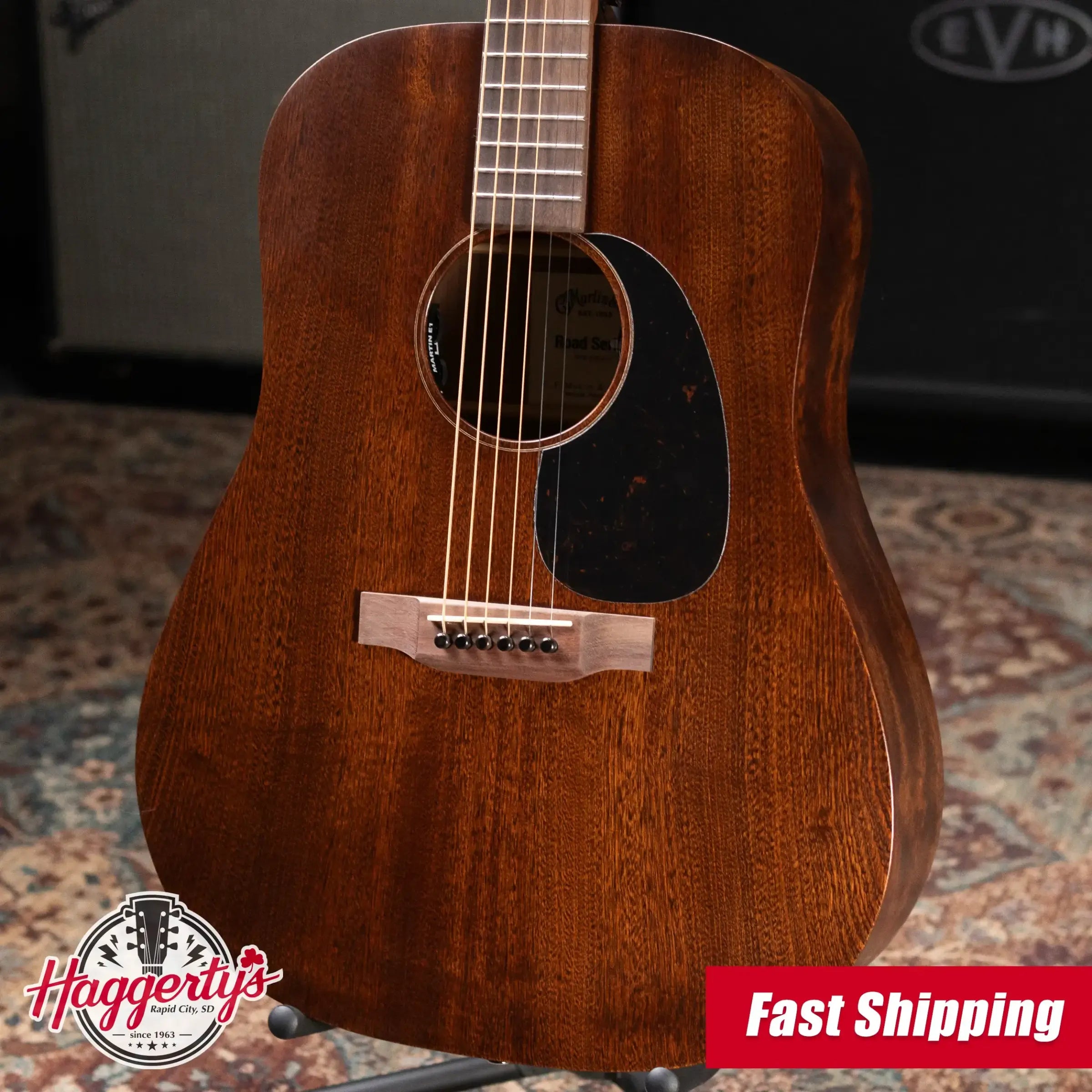 Martin D-10E Retro Sapele Acoustic/Electric Guitar with Gig Bag