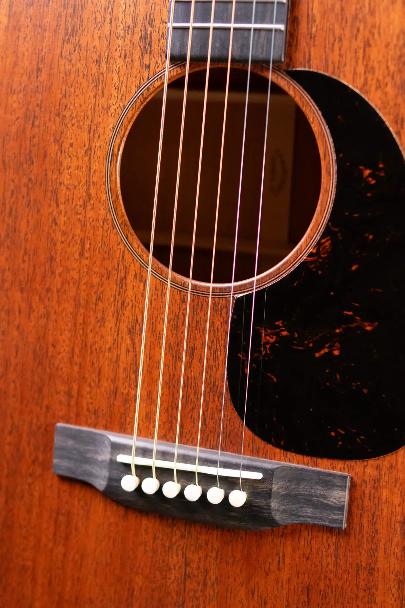 Martin D-17 Dreadnought Acoustic Guitar - Dark Mahogany with Hardshell Case
