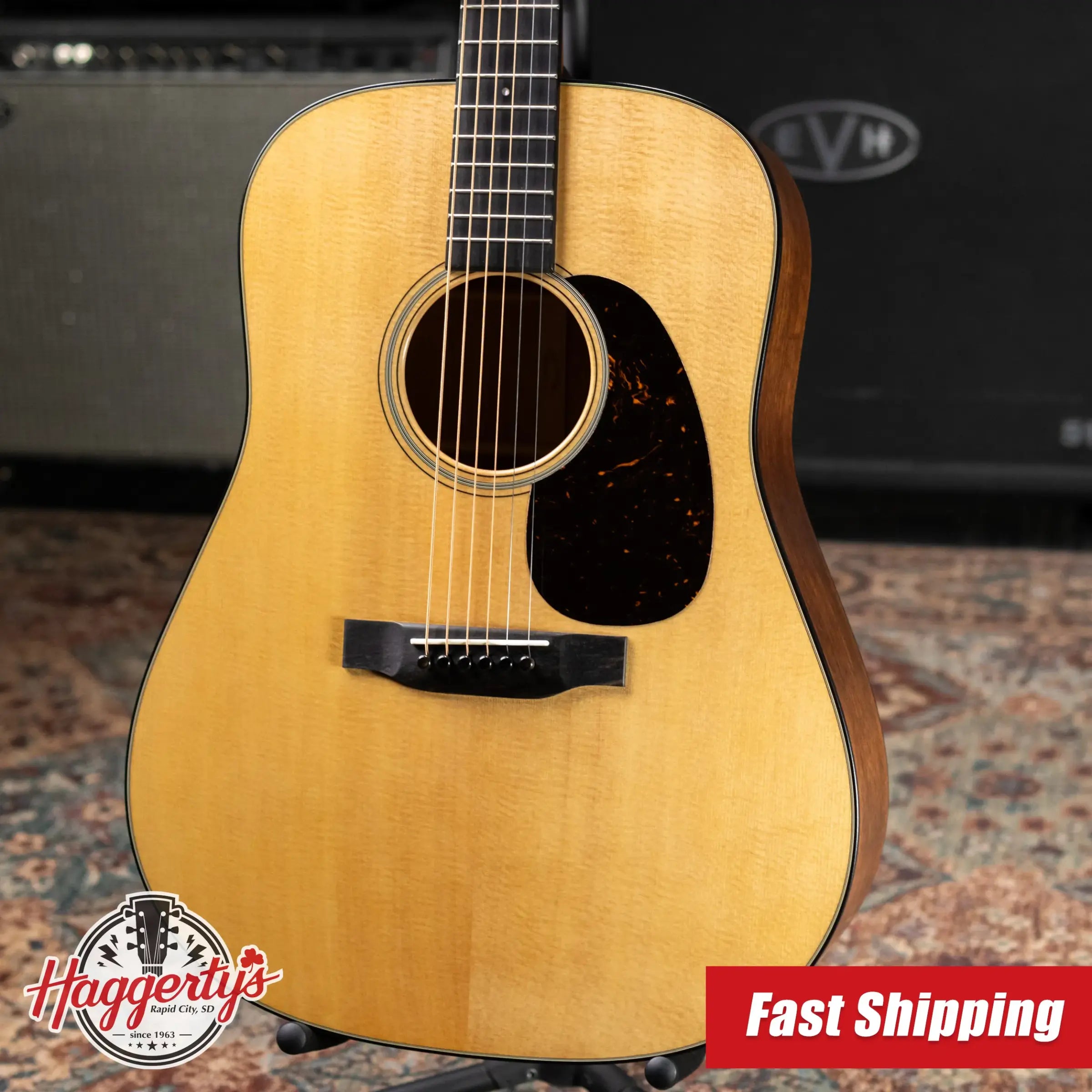 Martin D-18 Satin Standard Series Acoustic Guitar with Hardshell Case