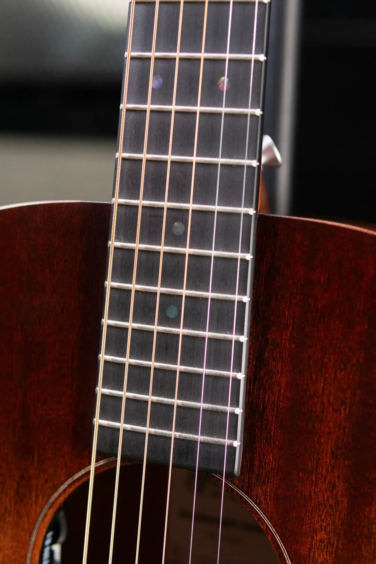 Martin D Jr-E StreetMaster Acoustic/Electric Guitar - Dark Distressed Mahogany with Gig Bag - Demo