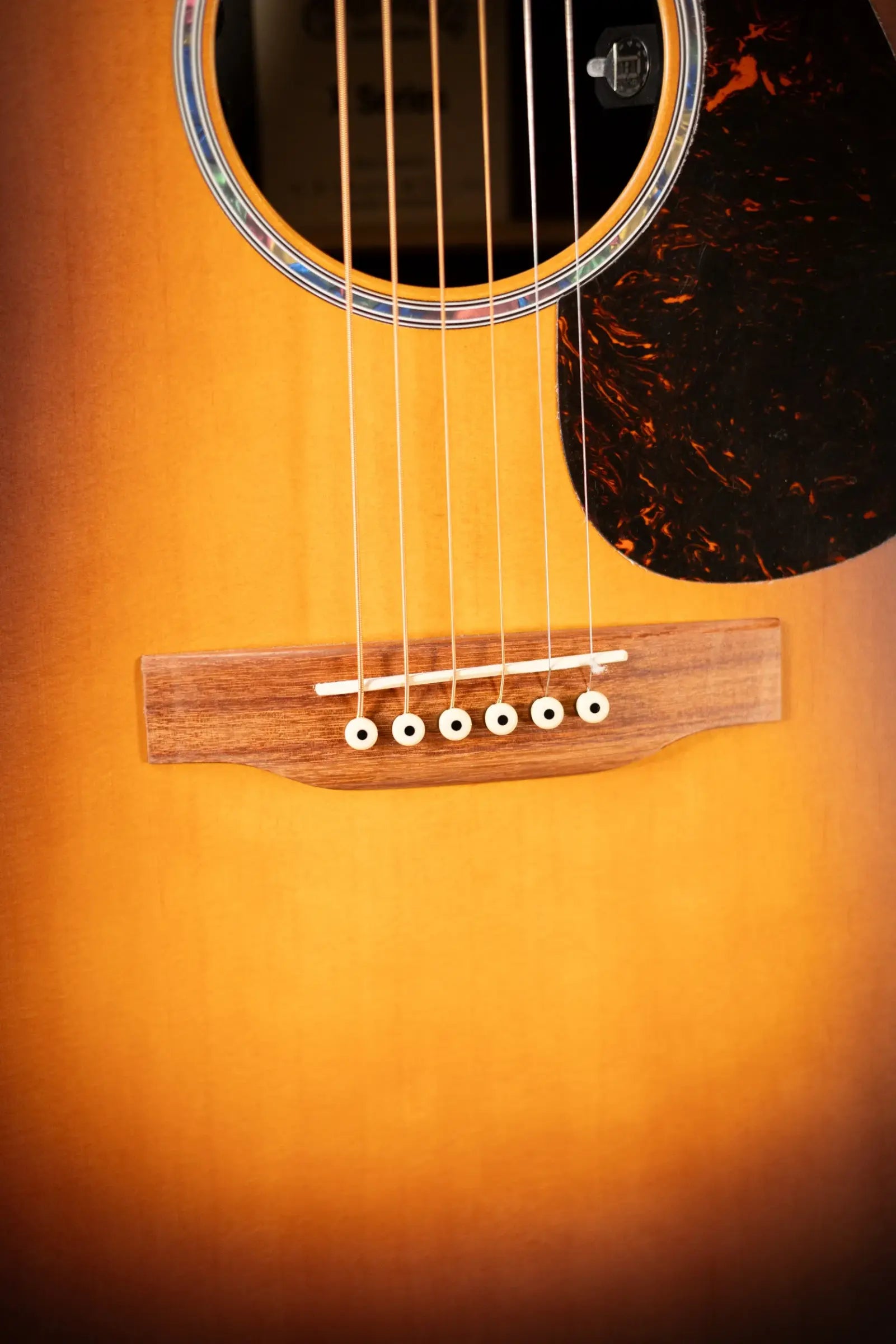 Martin D-X2E Dreadnought Acoustic/Electric Guitar - Ziricote Burst with Gig Bag