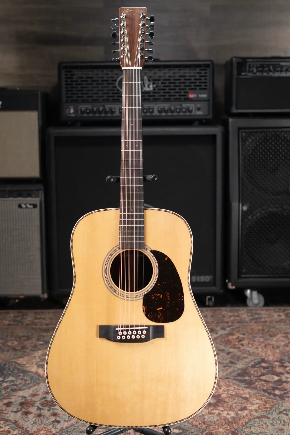 Martin HD12-28 12-String Dreadnought Acoustic Guitar with Hardshell Case - Demo