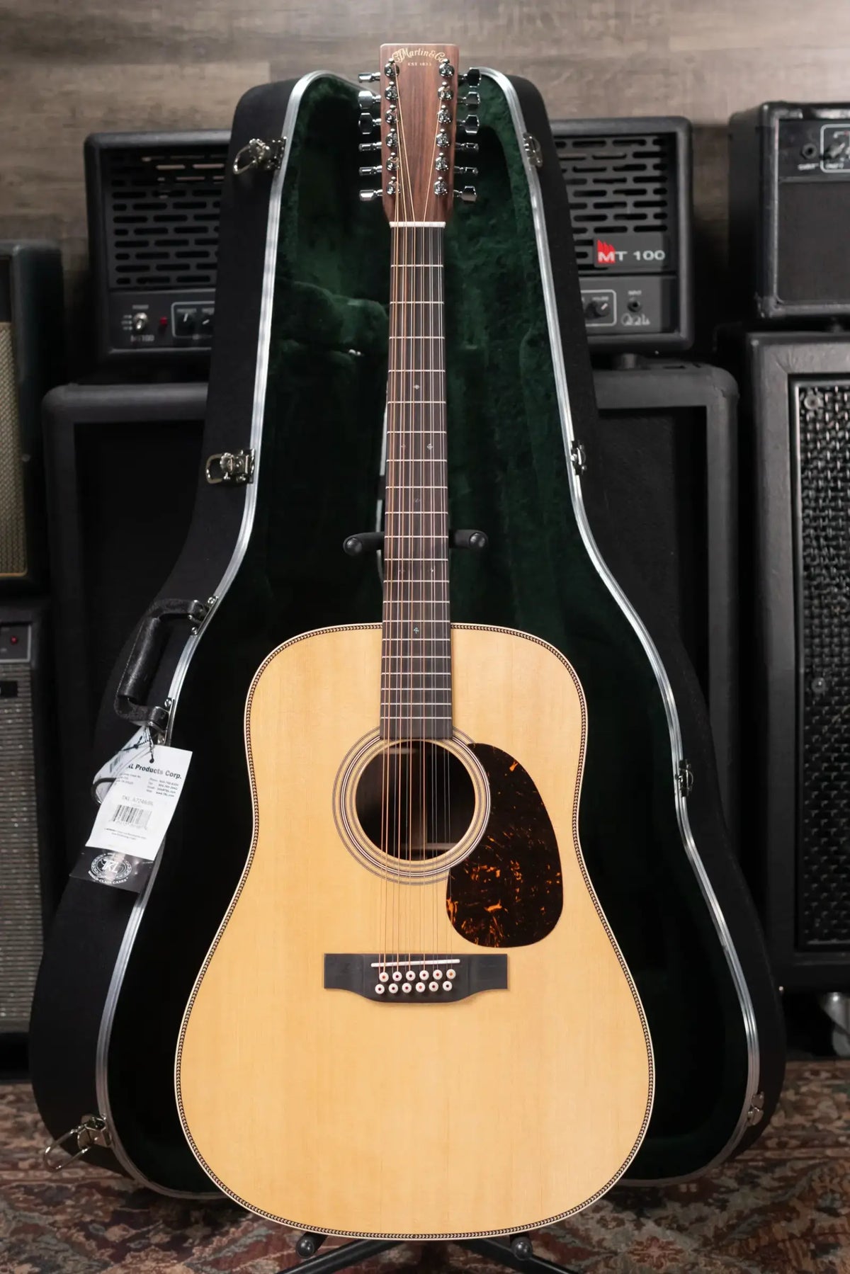 Martin HD12-28 12-String Dreadnought Acoustic Guitar with Hardshell Case - Demo