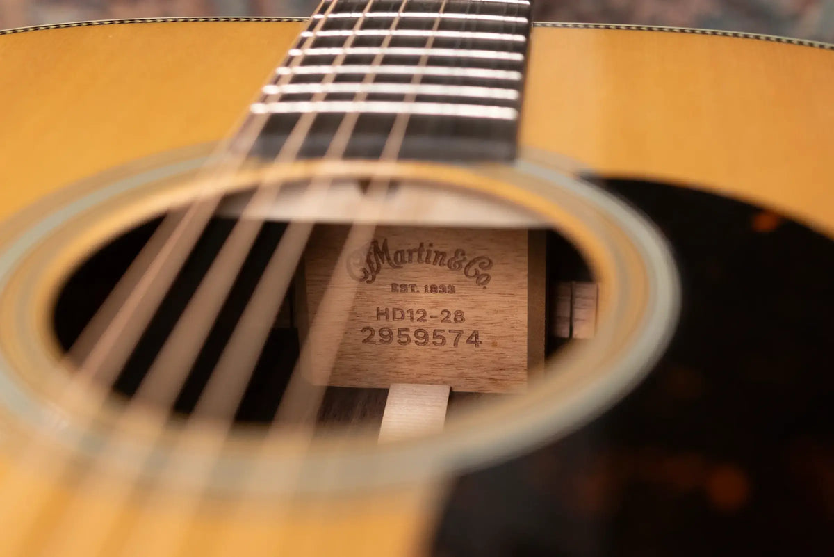Martin HD12-28 12-String Dreadnought Acoustic Guitar with Hardshell Case - Demo